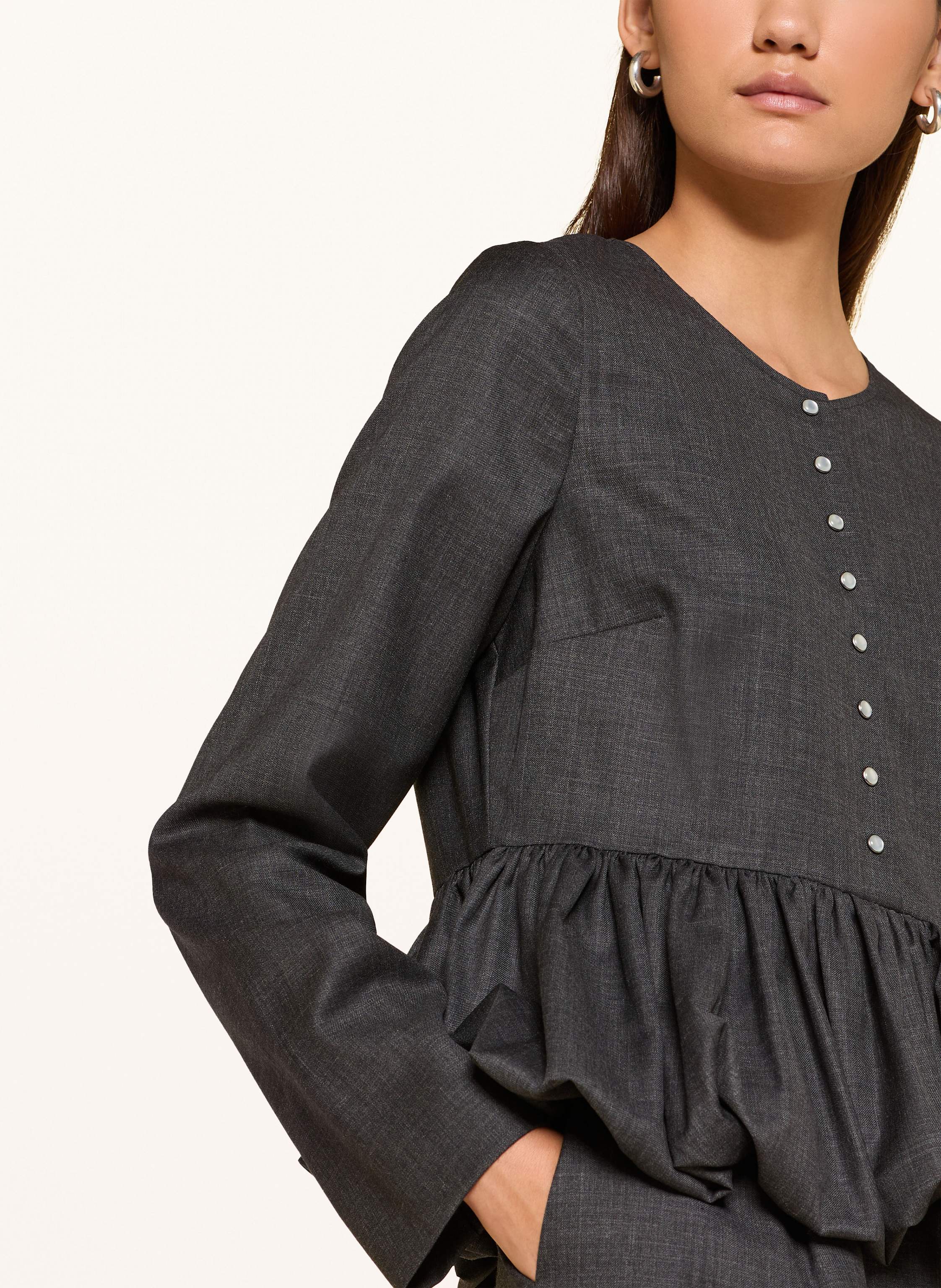 Thumbnail - Claudie Pierlot Blusenshirt grau