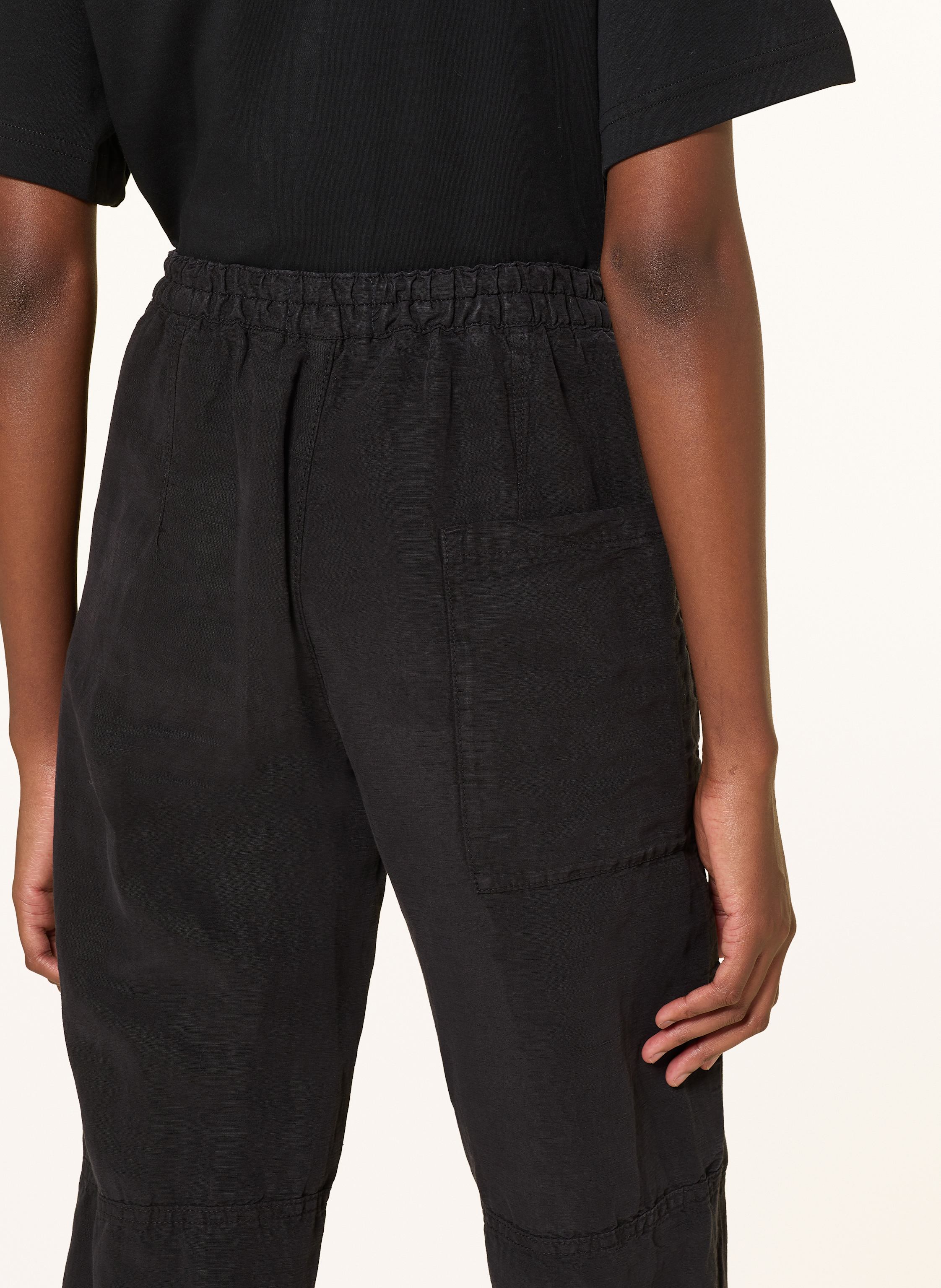 Thumbnail - Allsaints Cargohose Val Mit Leinen blau