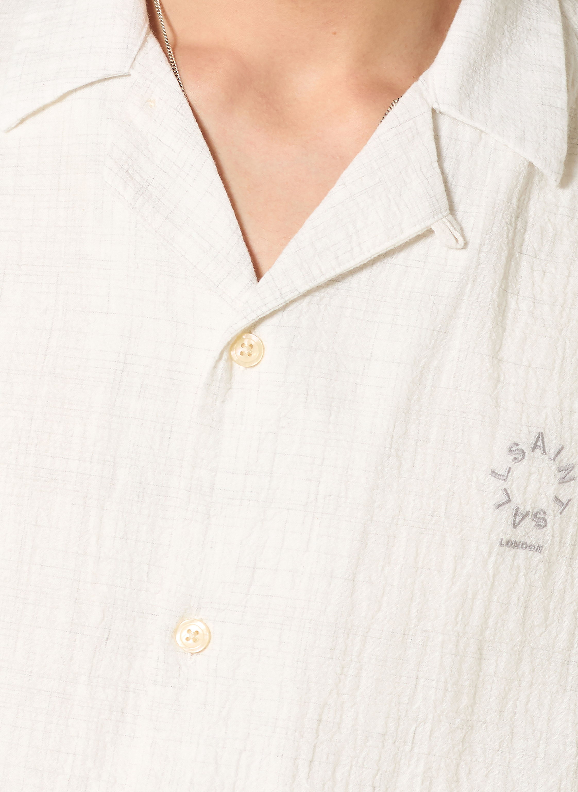 Thumbnail - Allsaints Resorthemd Admon Relaxed Fit weiss