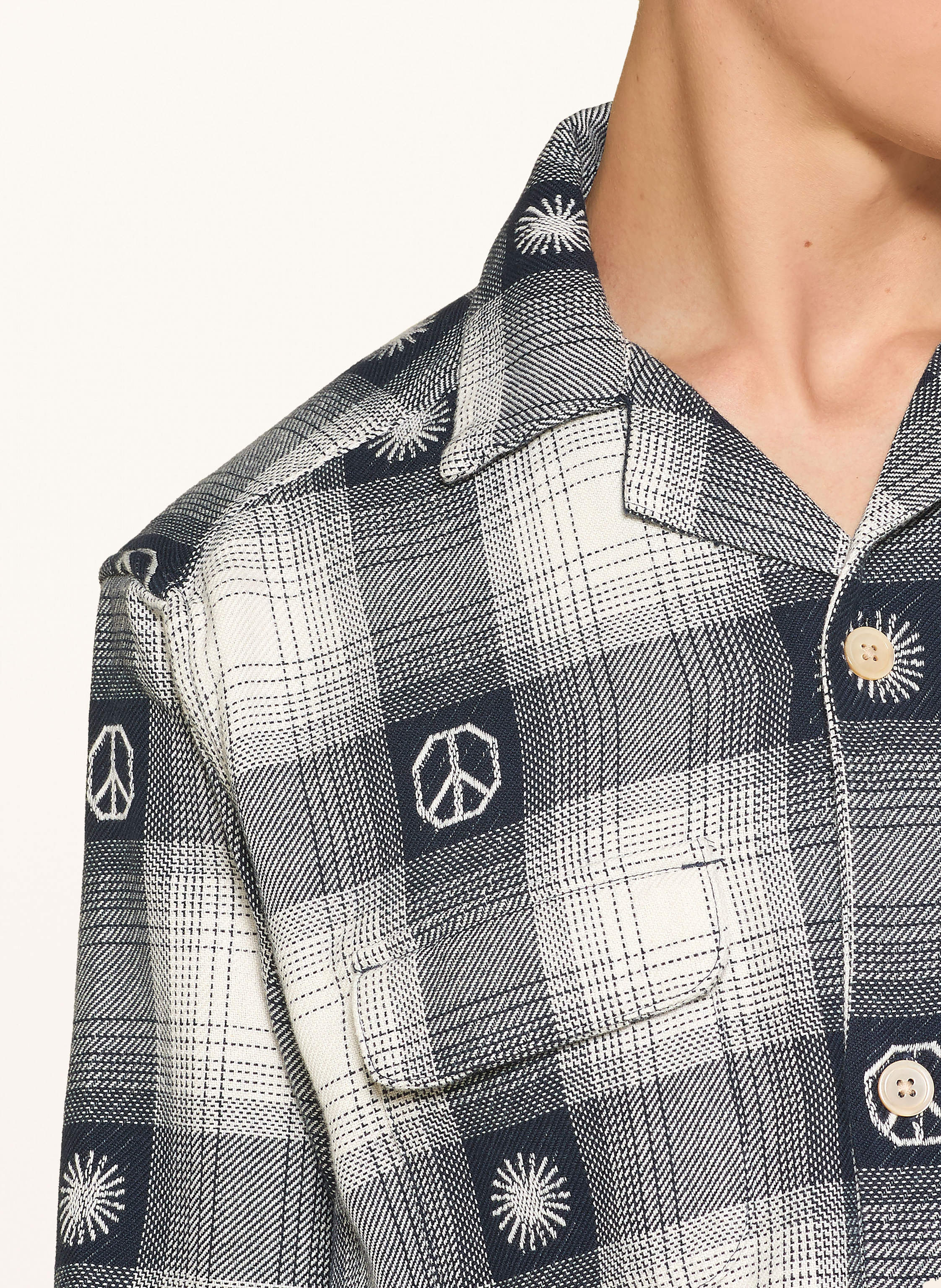 Thumbnail - Allsaints Hemd Castor Boxy Fit blau