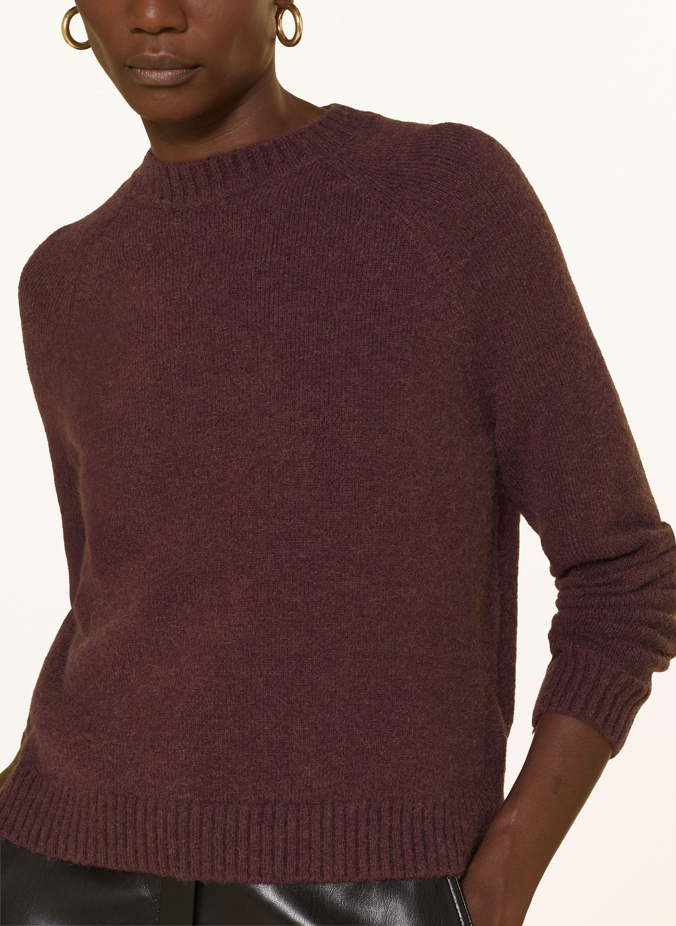 Thumbnail - Boss Pullover Febisan Mit Alpaka rot