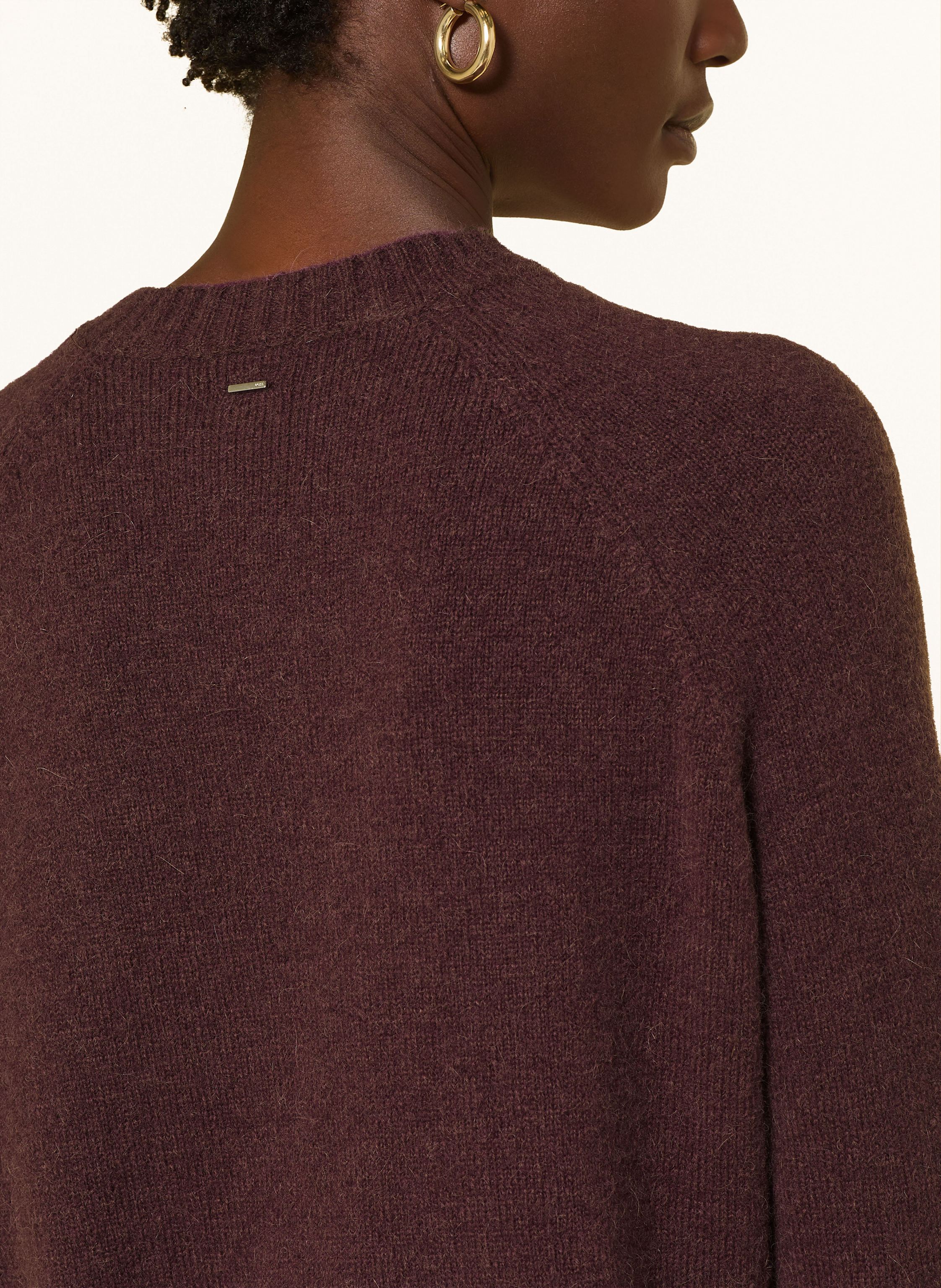 Thumbnail - Boss Pullover Febisan Mit Alpaka rot