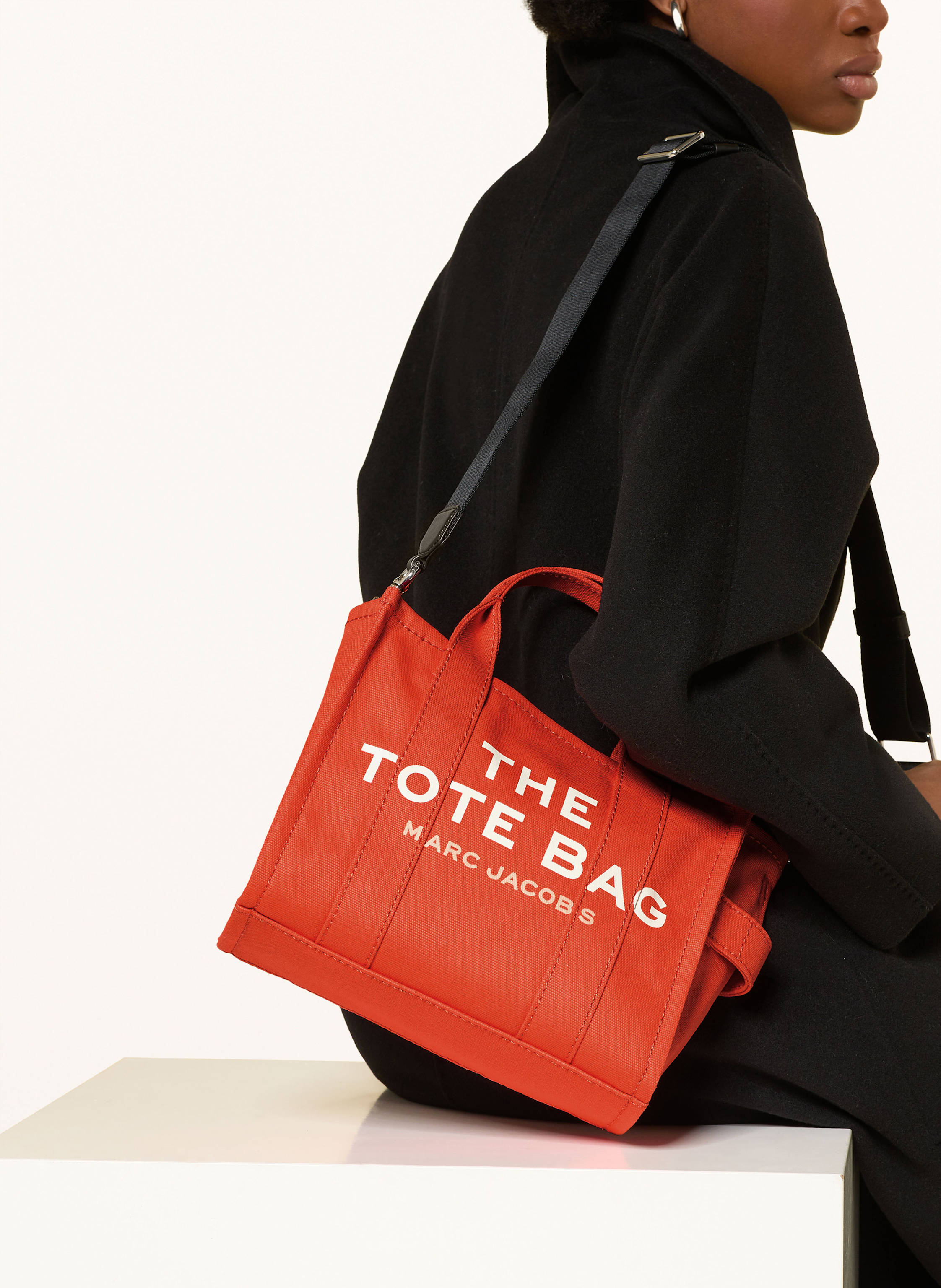 Thumbnail - Marc Jacobs Handtasche The Small Tote Bag orange