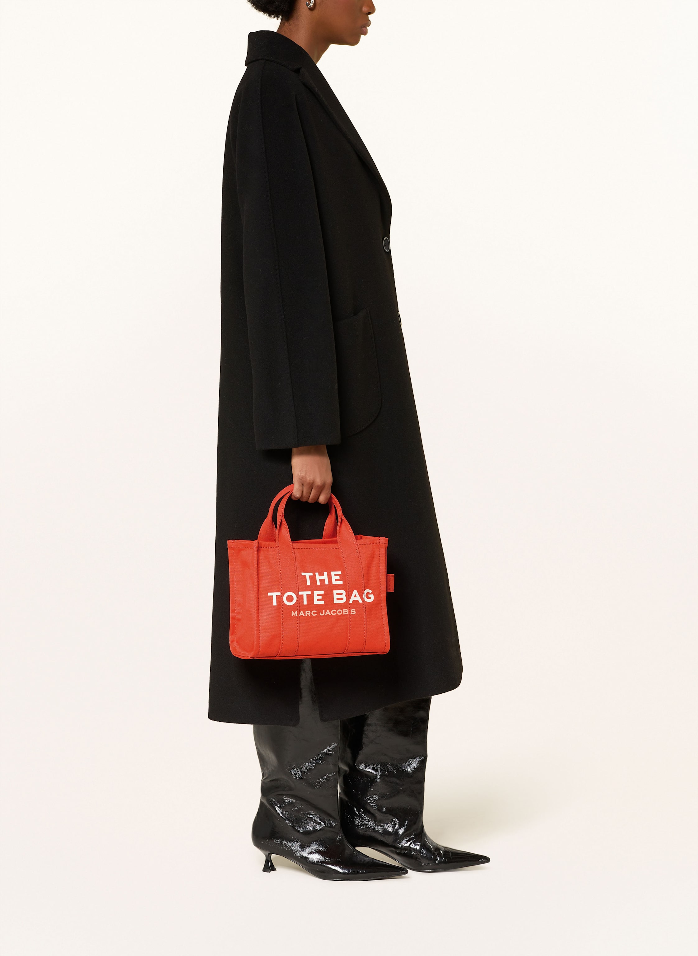 Thumbnail - Marc Jacobs Handtasche The Small Tote Bag orange