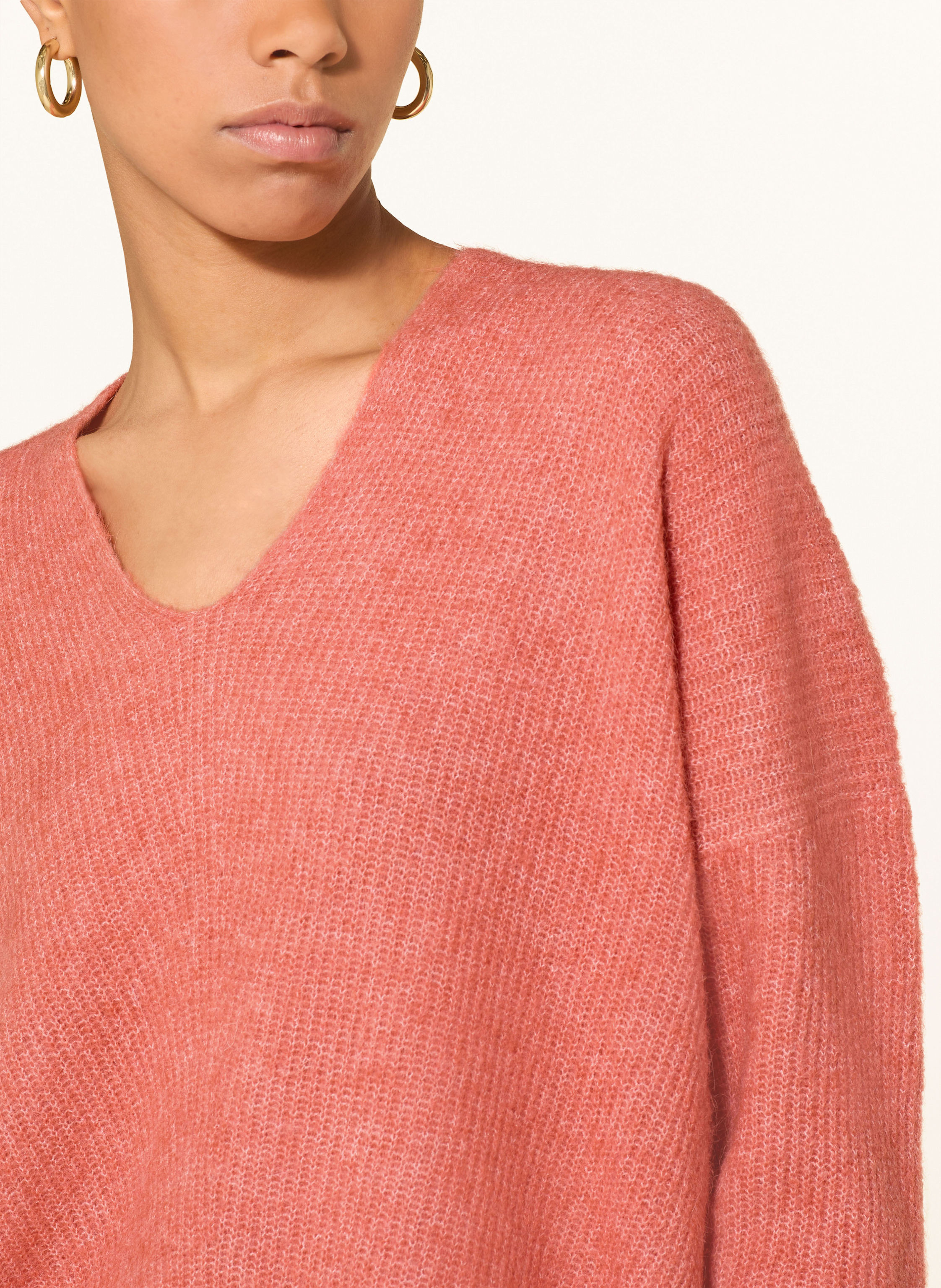 Thumbnail - Mos Mosh Pullover Thora Mit Alpaka rosa
