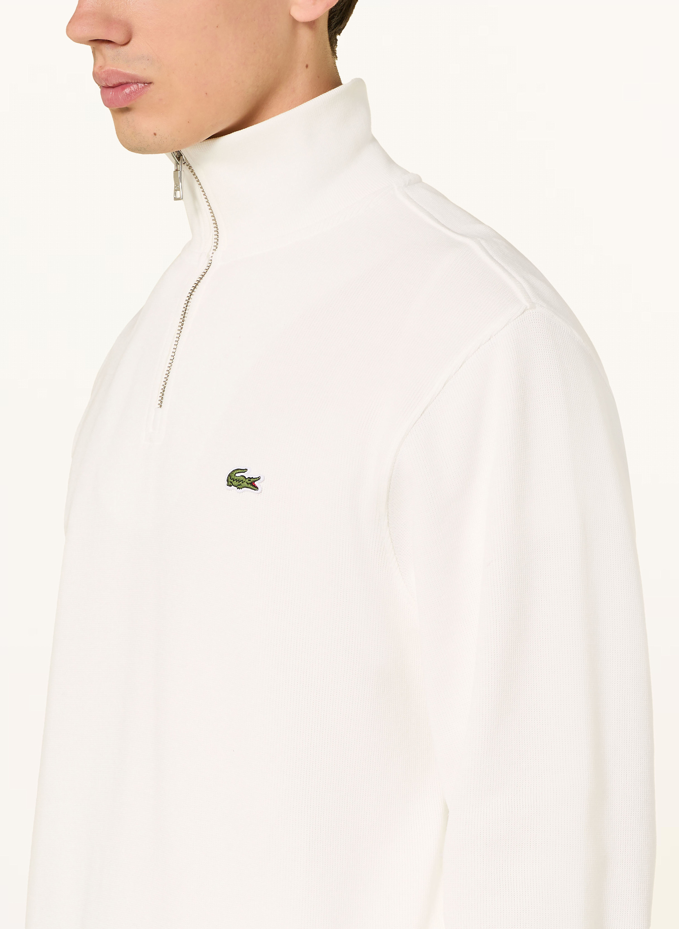 Thumbnail - Lacoste Sweat-Troyer weiss