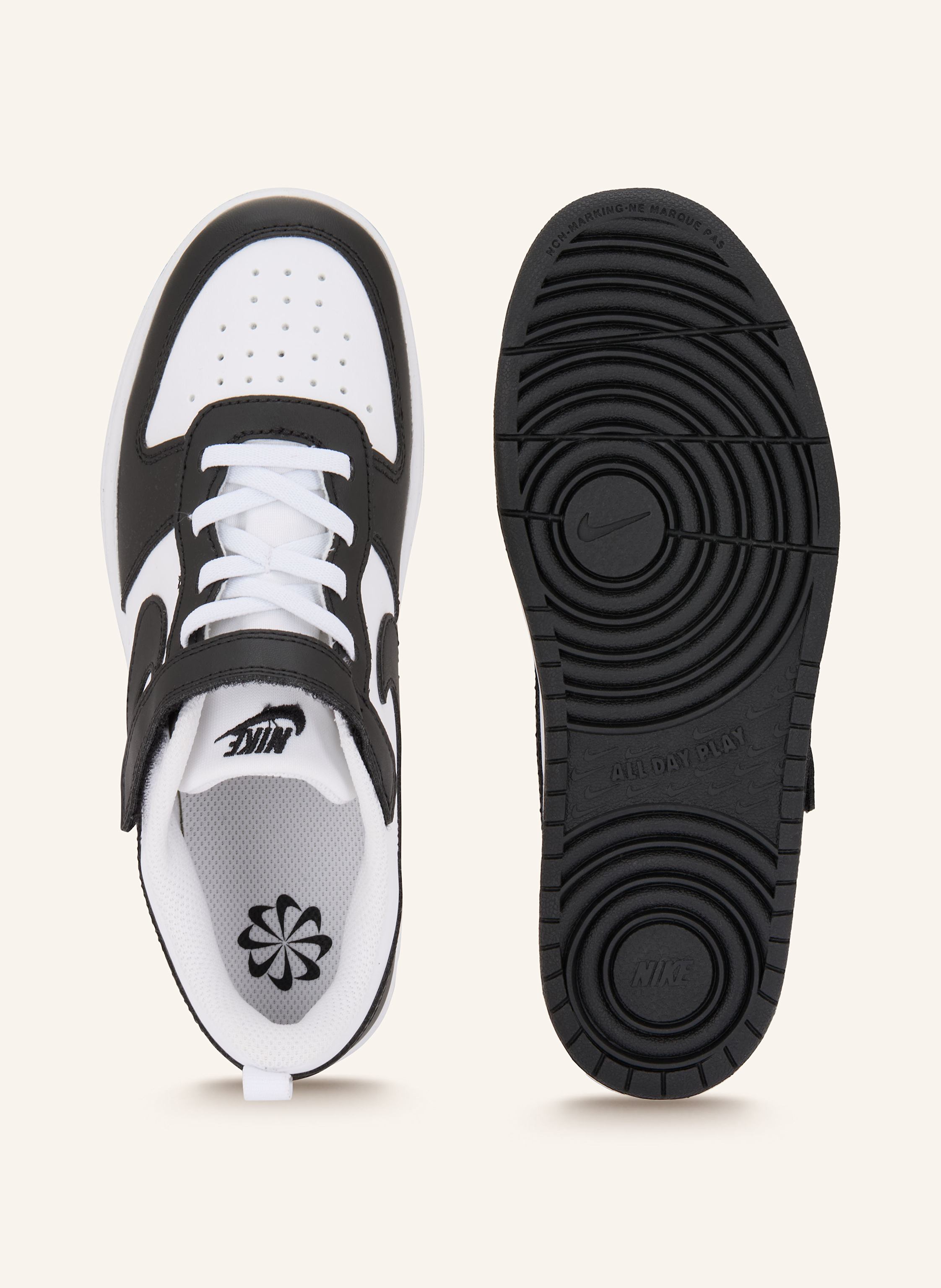 Thumbnail - Nike Sneaker Court Borough Low Recraft schwarz