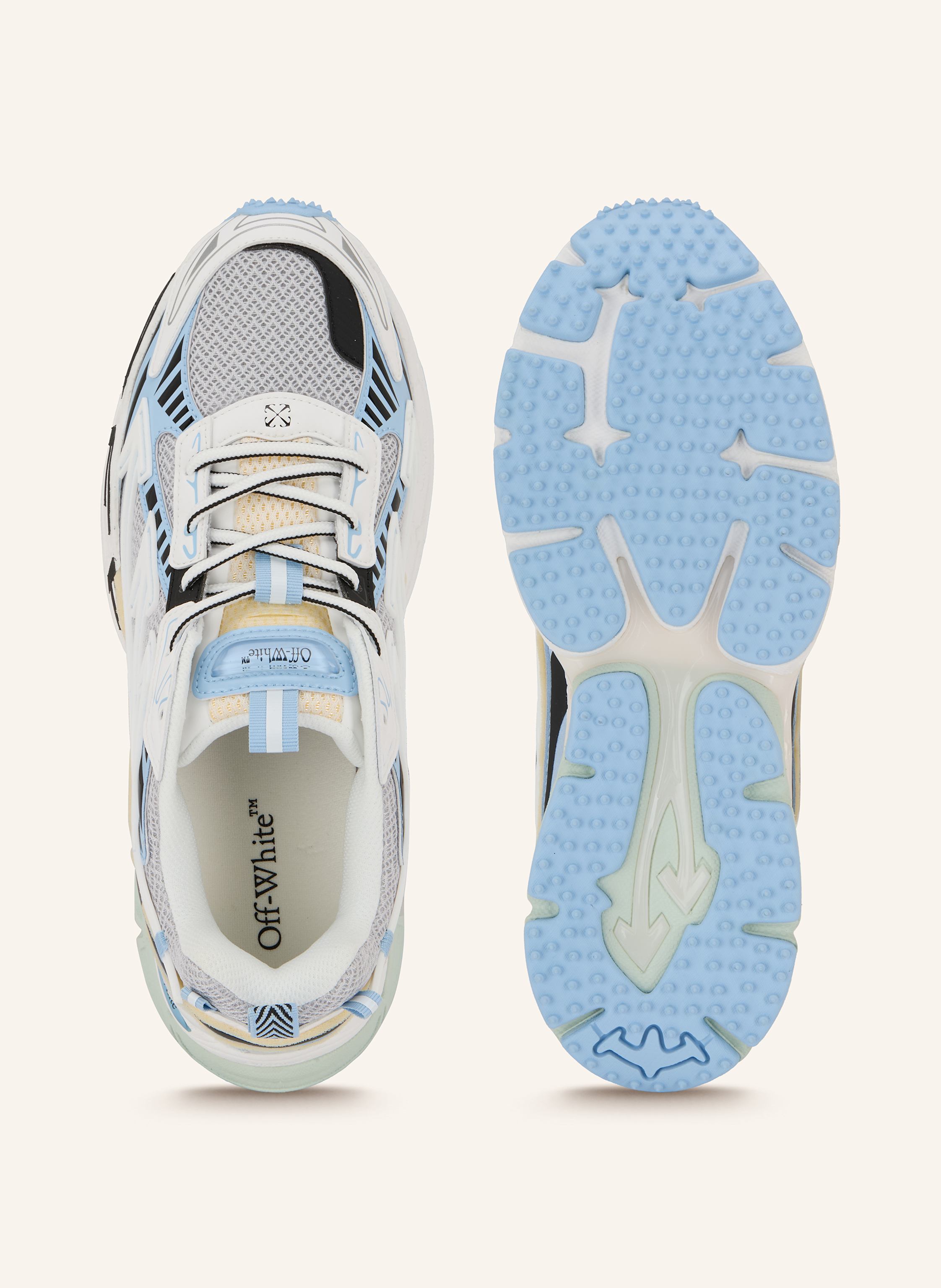 Thumbnail - Off-White Sneaker Ow Be Right Back weiss