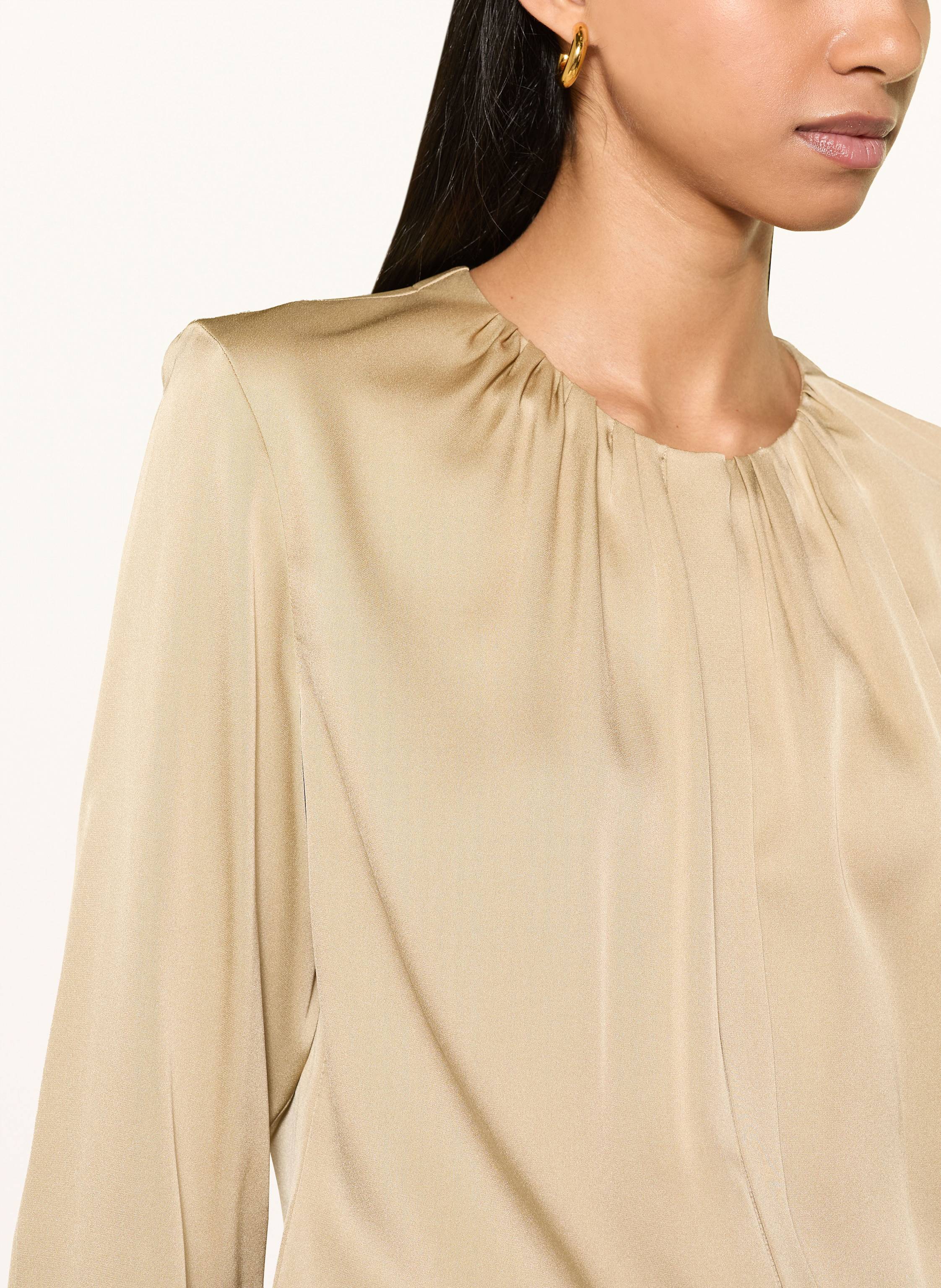 Thumbnail - Boss Seidenbluse Banorah beige