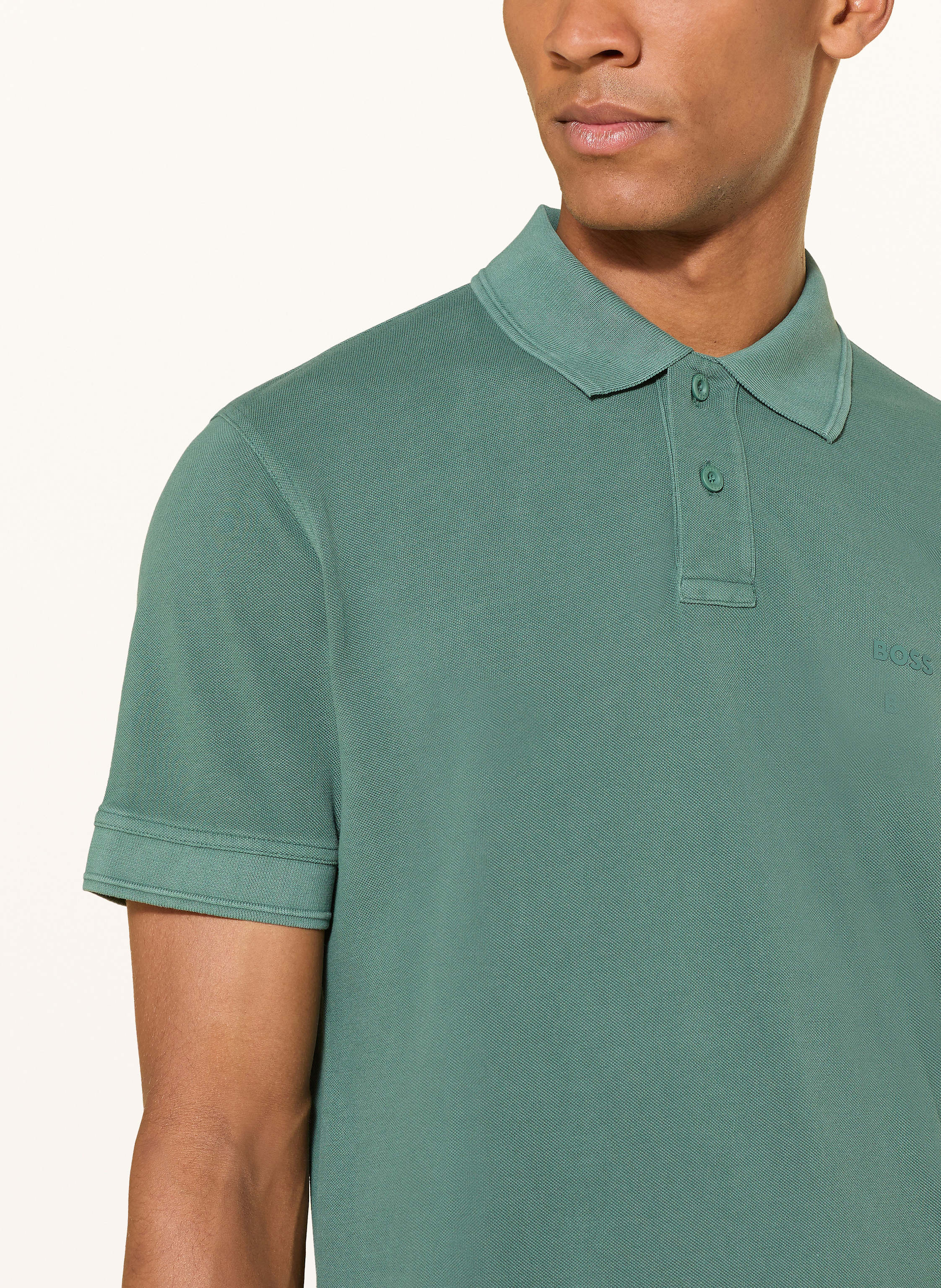Thumbnail - Boss Piqué-Poloshirt Prime gruen