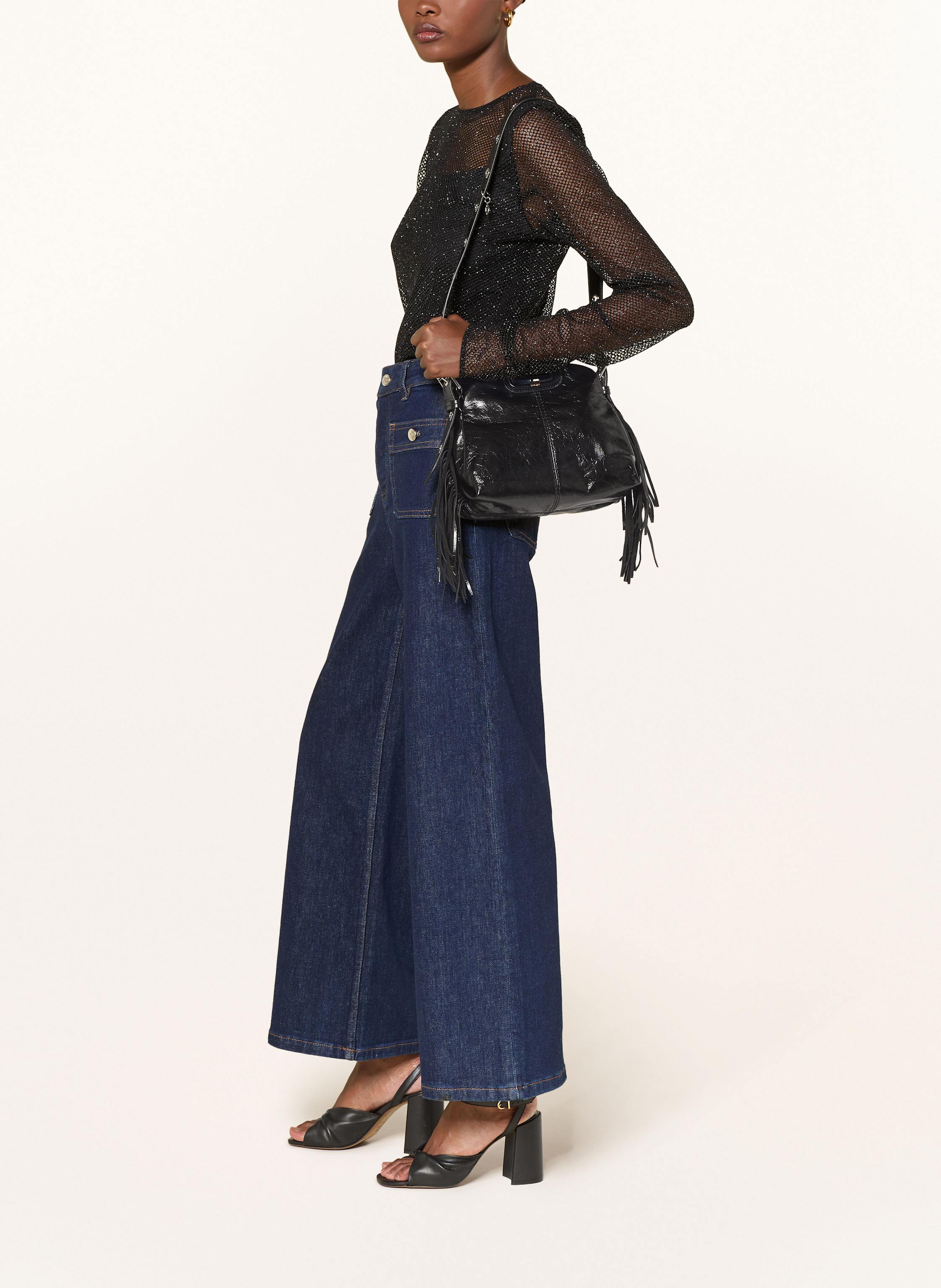 Thumbnail - Maje Schultertasche schwarz