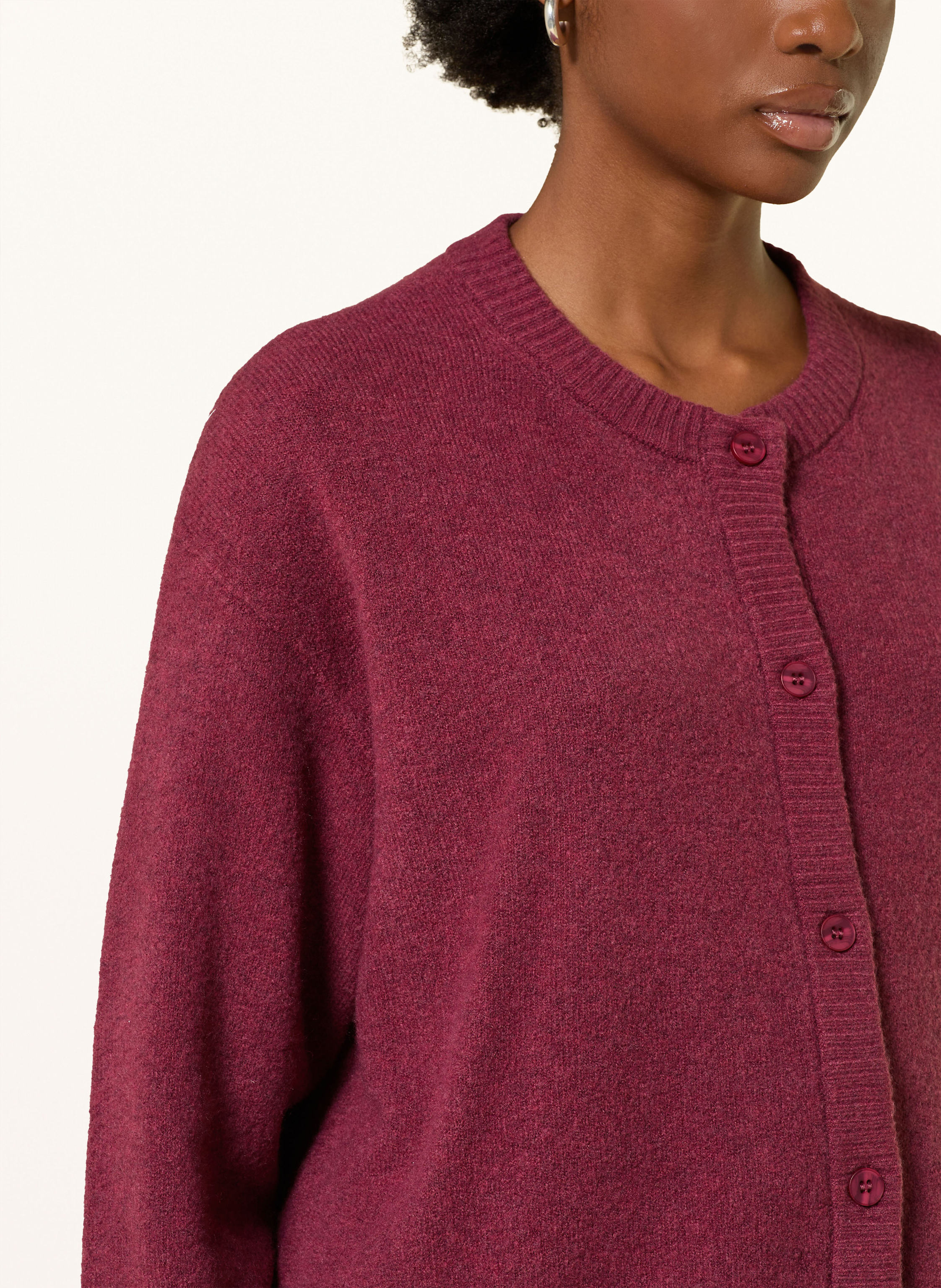 Thumbnail - American Vintage Strickjacke Damsville rot