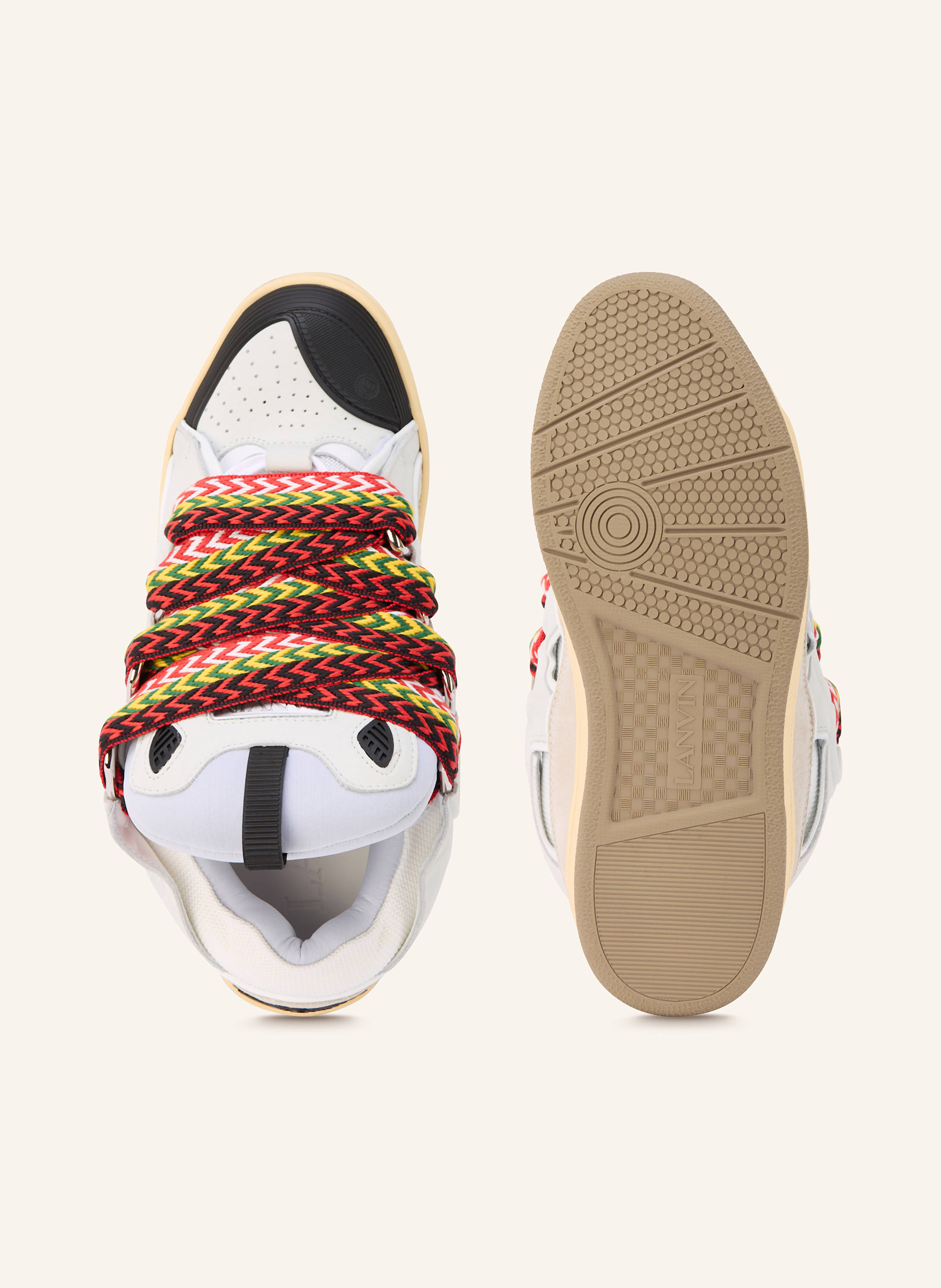 Thumbnail - Lanvin Sneaker Curb weiss