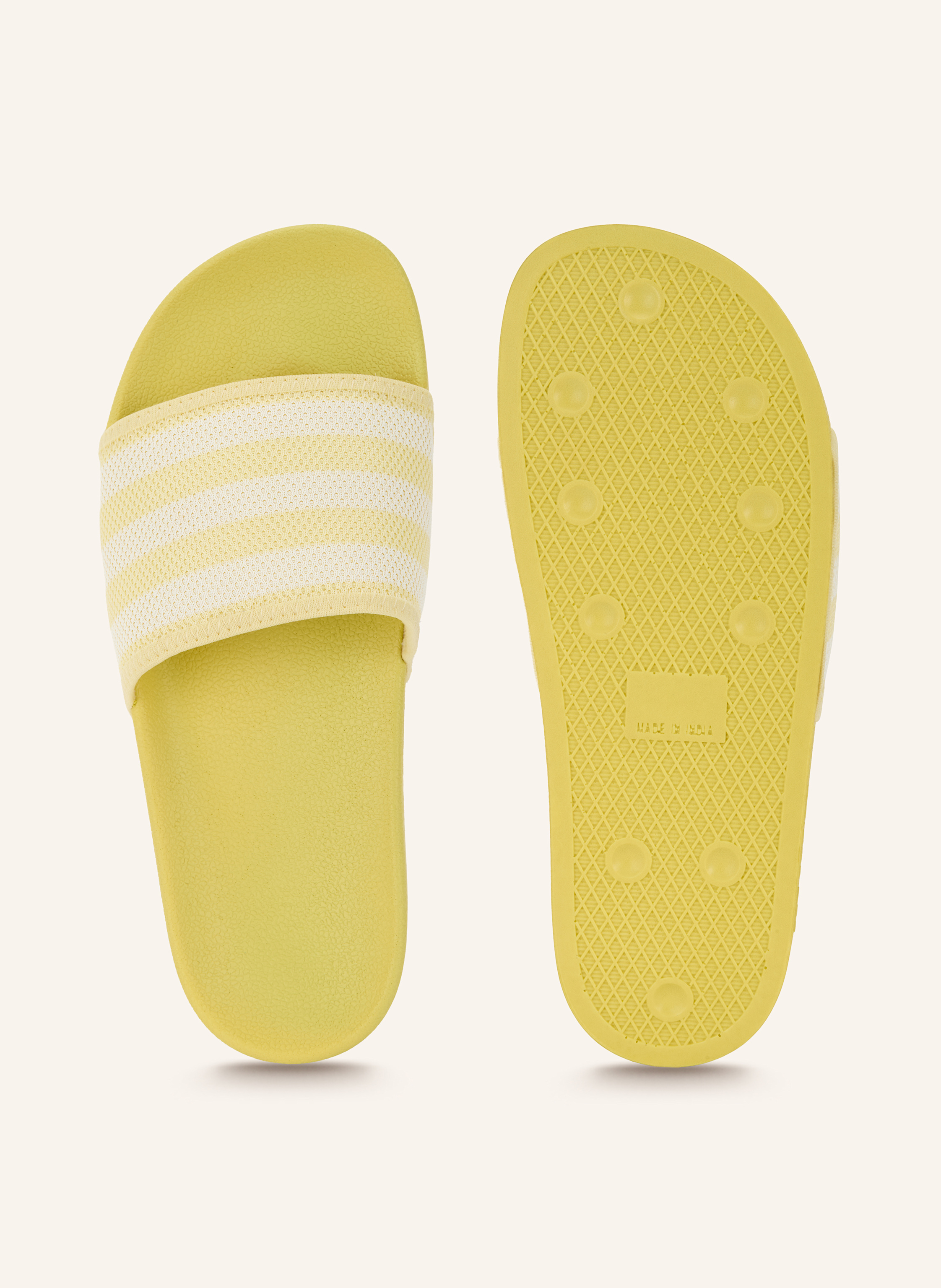 Thumbnail - Adidas Originals Pantolette Adilette gelb
