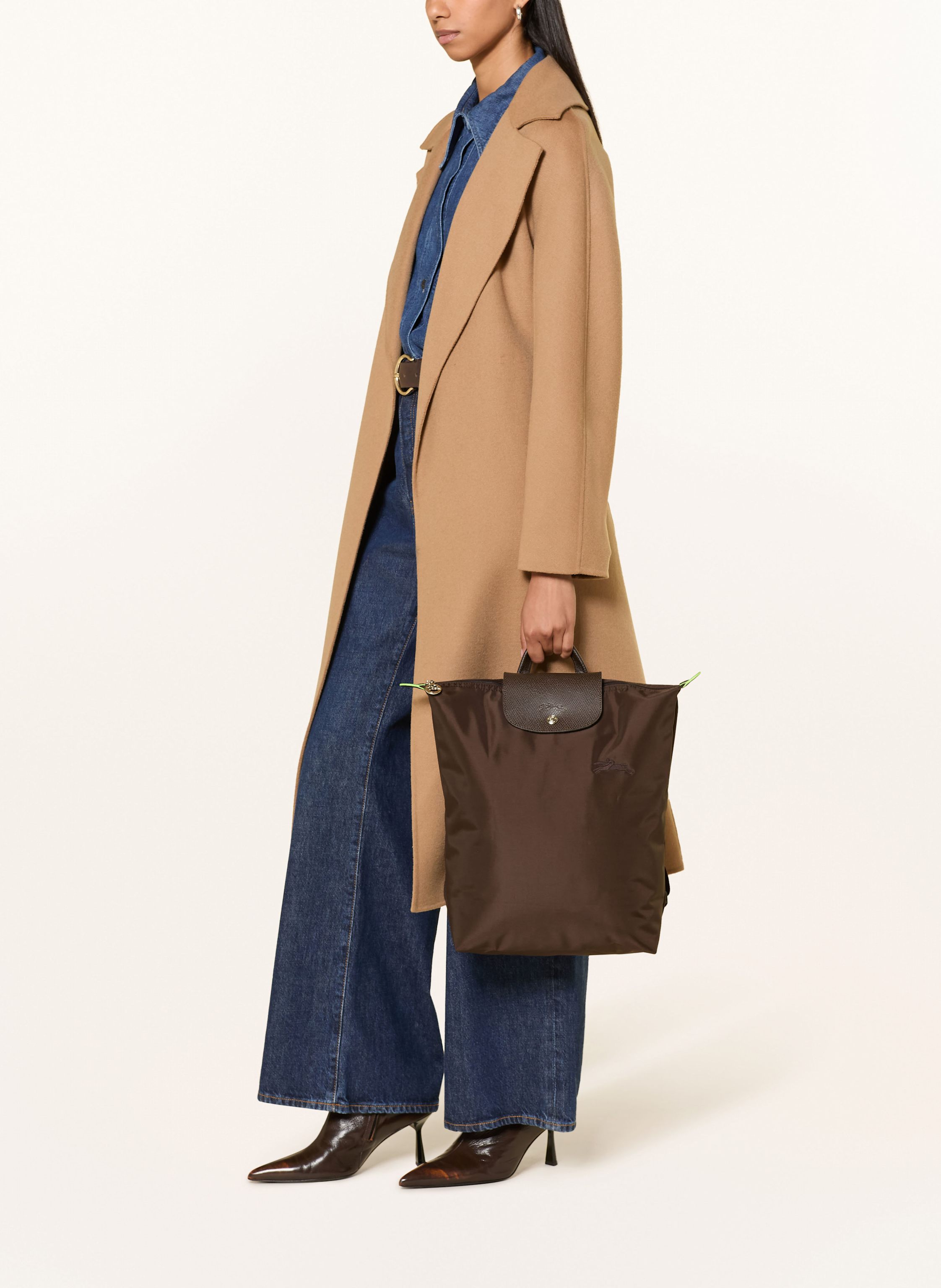 Thumbnail - Longchamp Rucksack Le Pliage Green braun