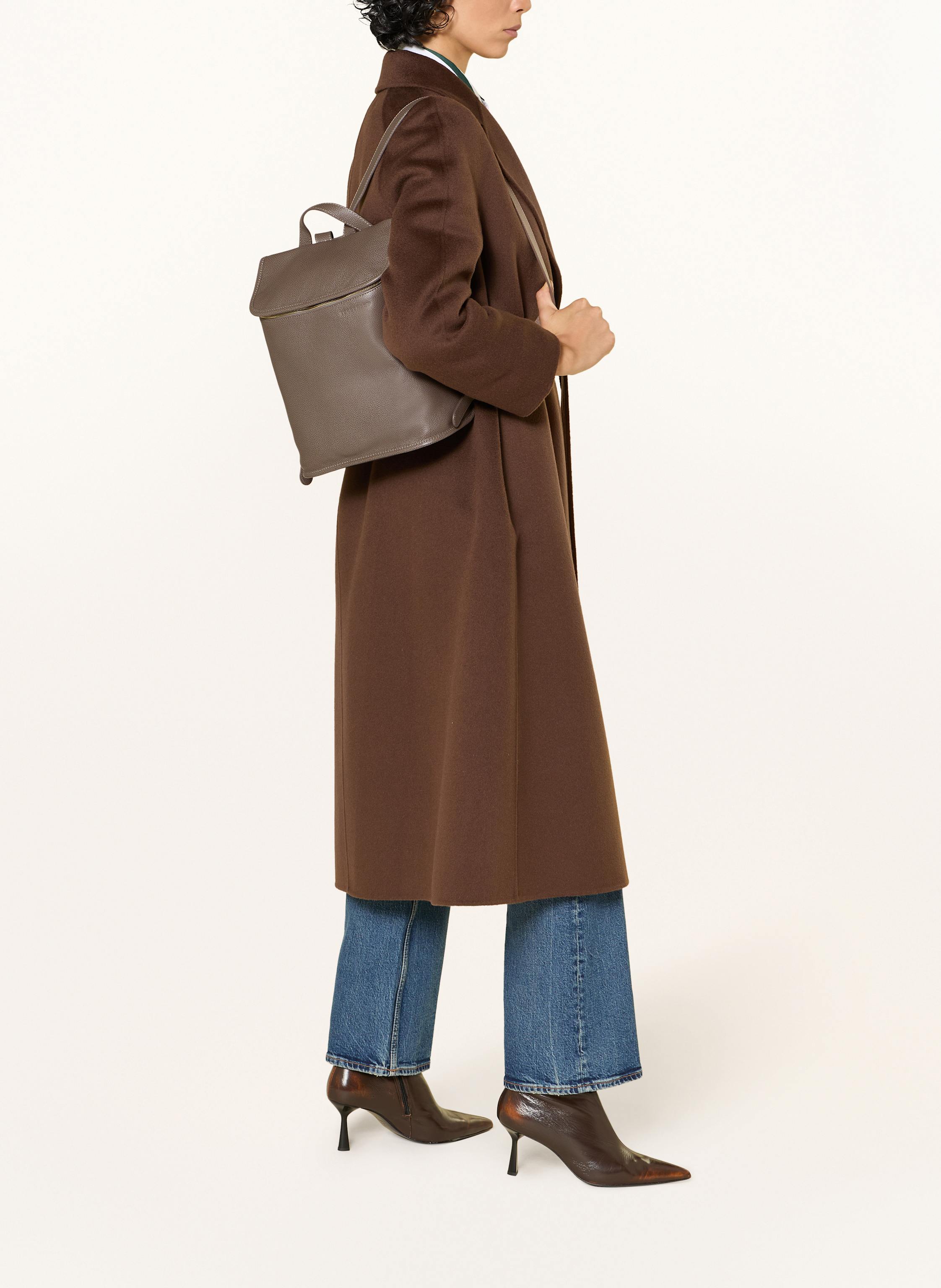 Thumbnail - Longchamp Rucksack Foulonné beige