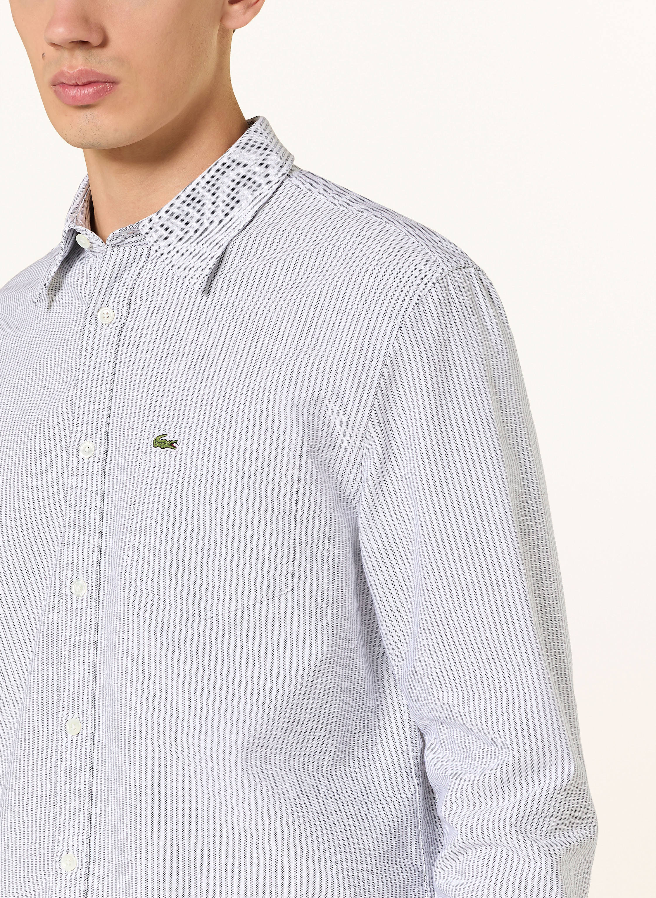Thumbnail - Lacoste Hemd Comfort Fit blau
