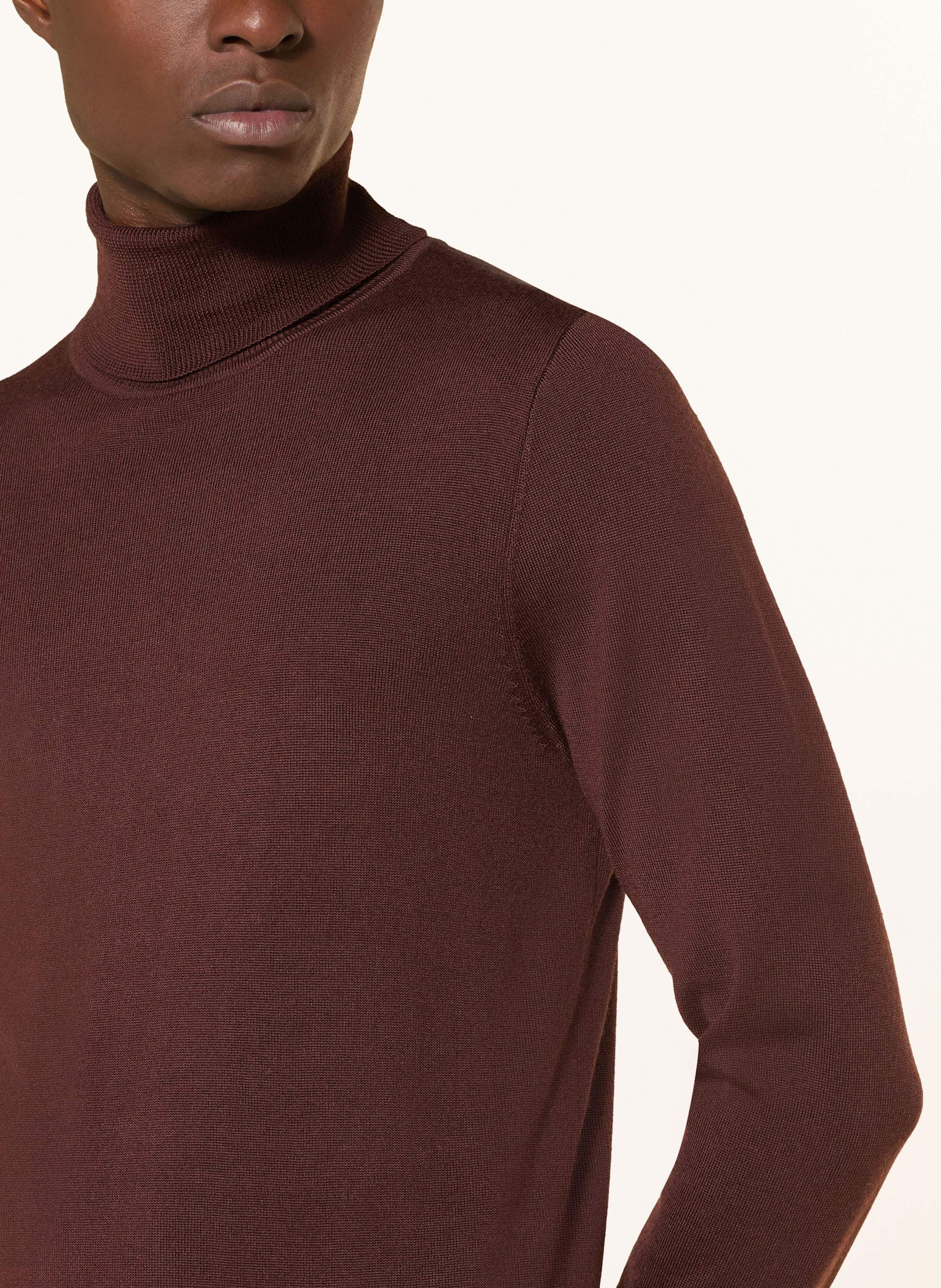 Thumbnail - Drykorn Rollkragenpullover Joey rot