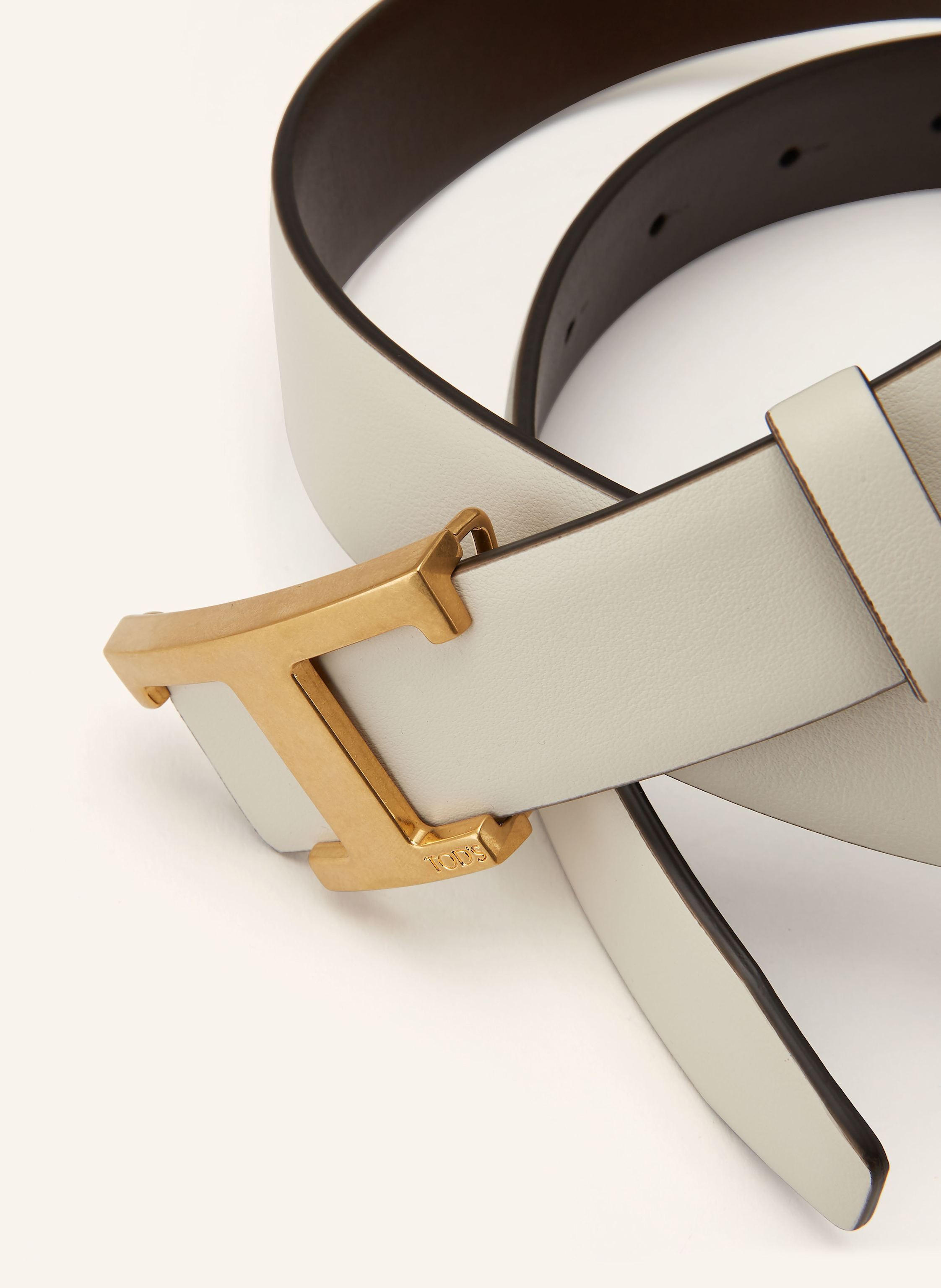 Thumbnail - Tod's Ledergürtel Zum Wenden weiss