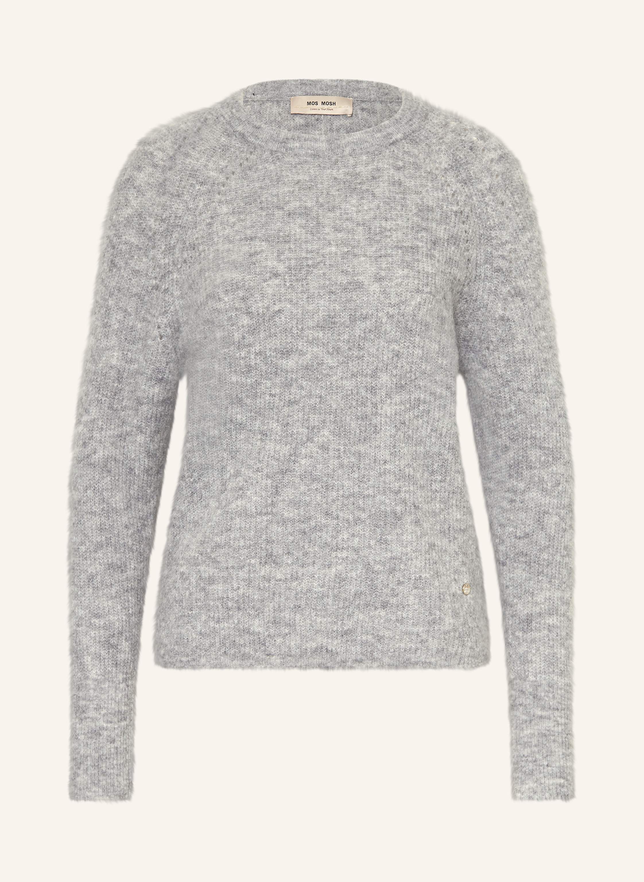 Mos Mosh Pullover Mmtammy Thora Mit Alapka Und Cashmere grau