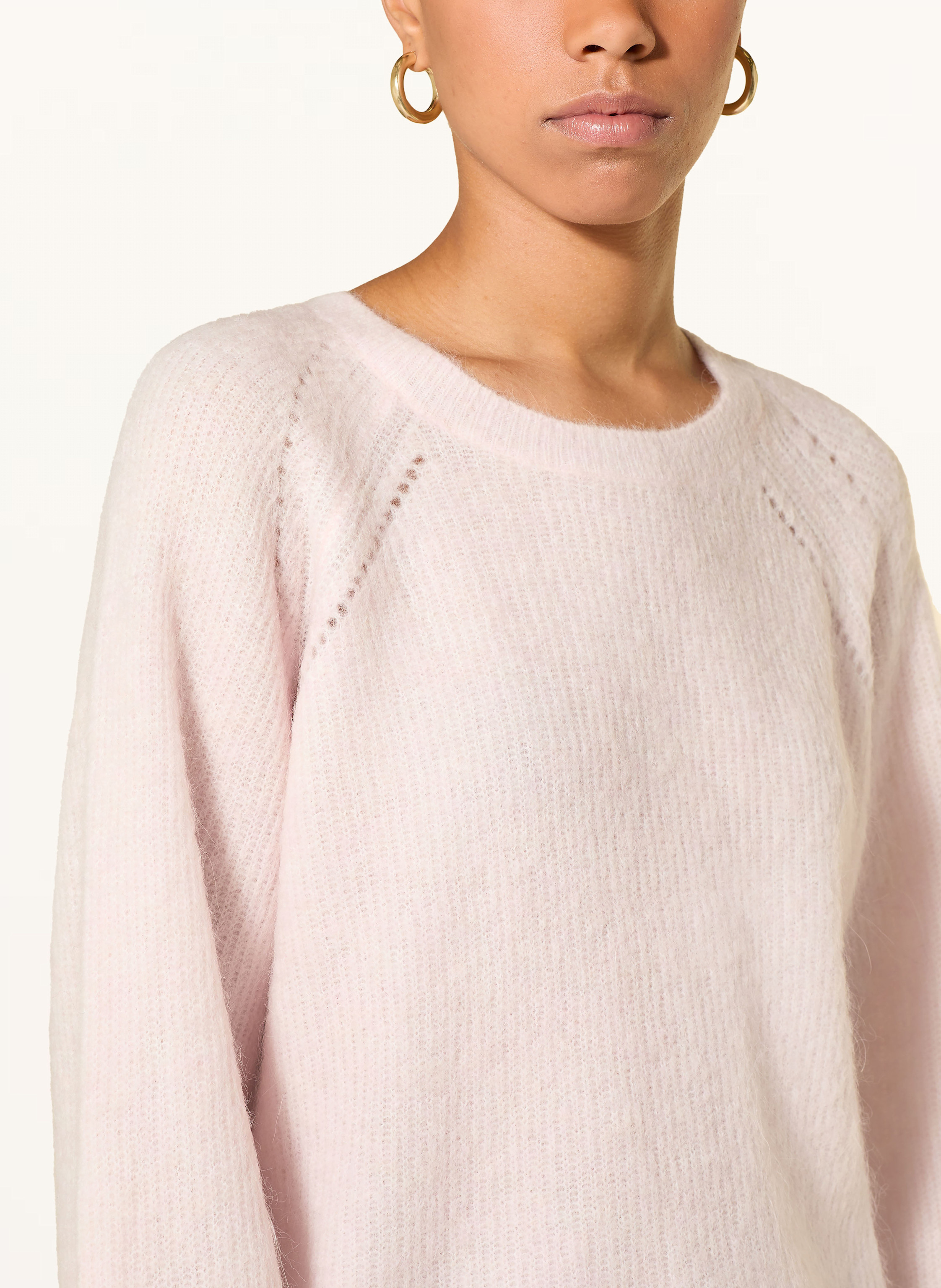 Thumbnail - Mos Mosh Pullover Mit Alpaka rosa