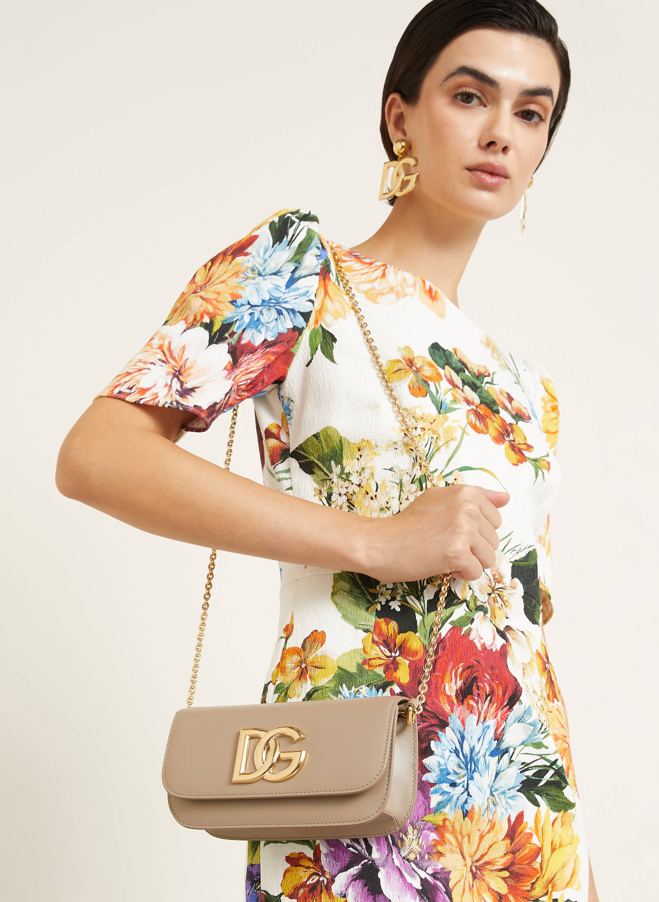 Thumbnail - Dolce & Gabbana Umhängetasche 3.5 beige
