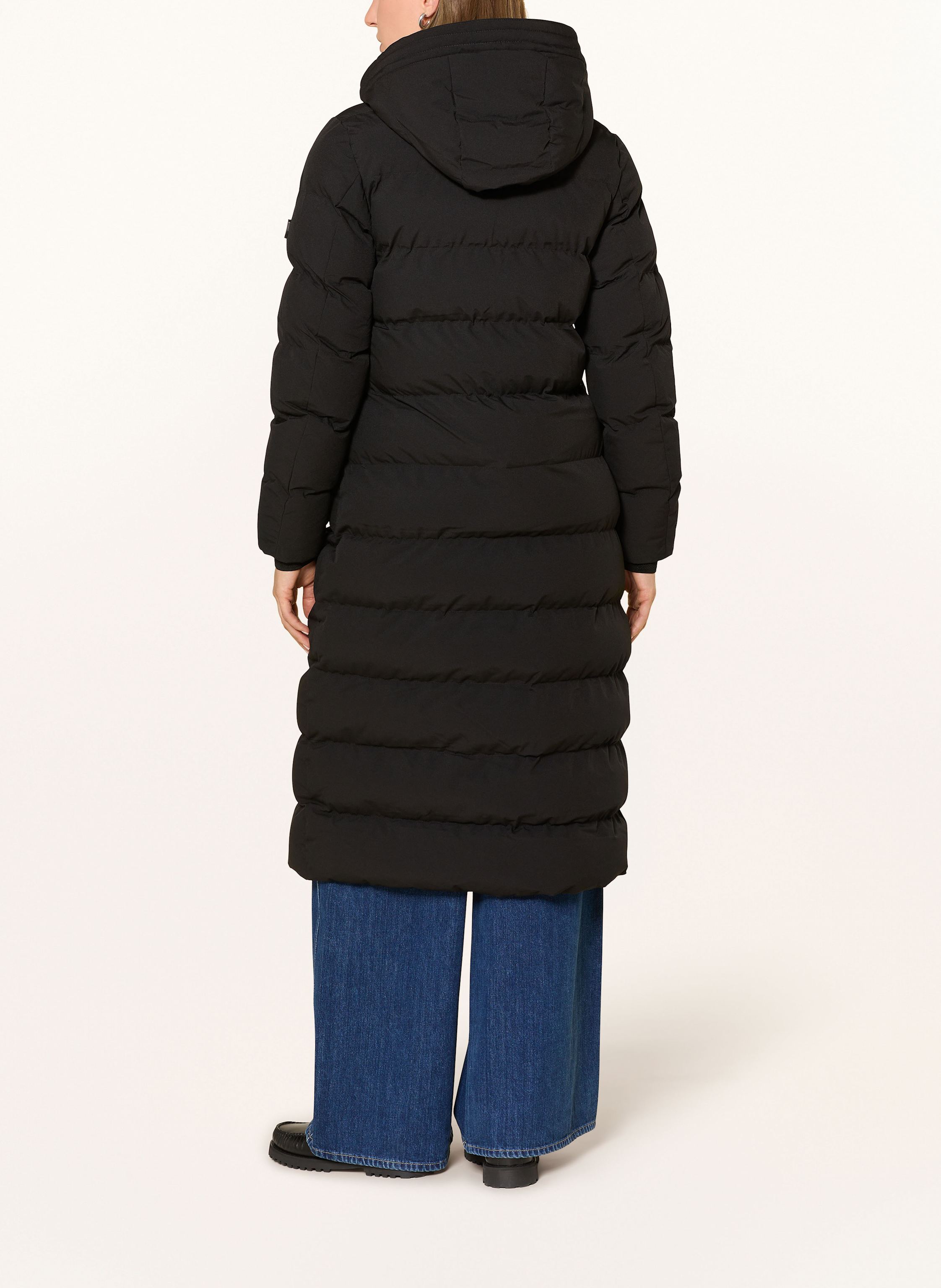Thumbnail - Wellensteyn Steppmantel Goldmine Extra Long Mit Abnehmbarer Kapuze schwarz
