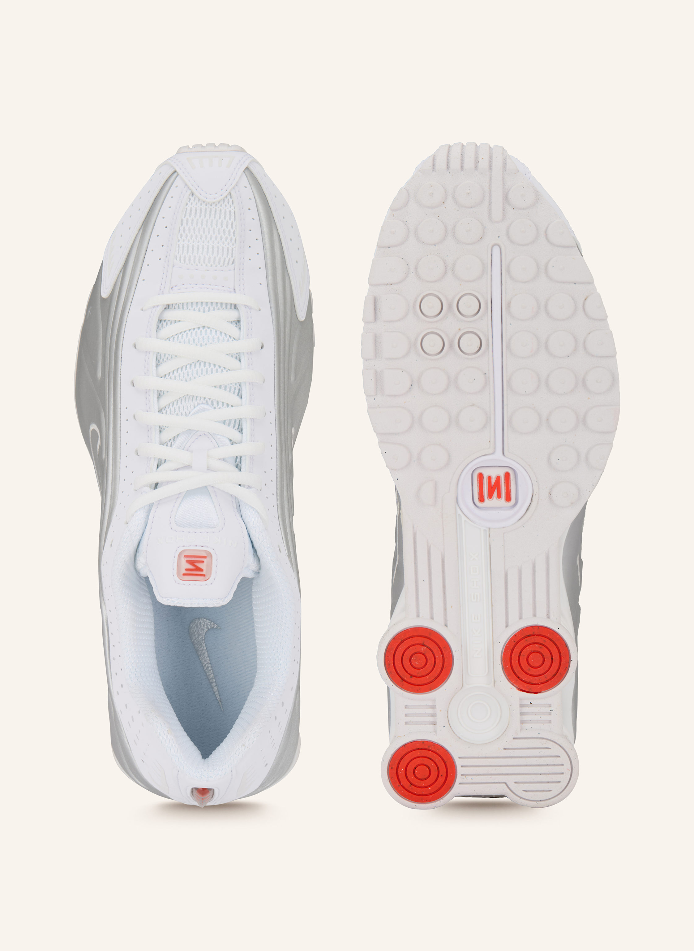 Thumbnail - Nike Sneaker Shox r4 weiss