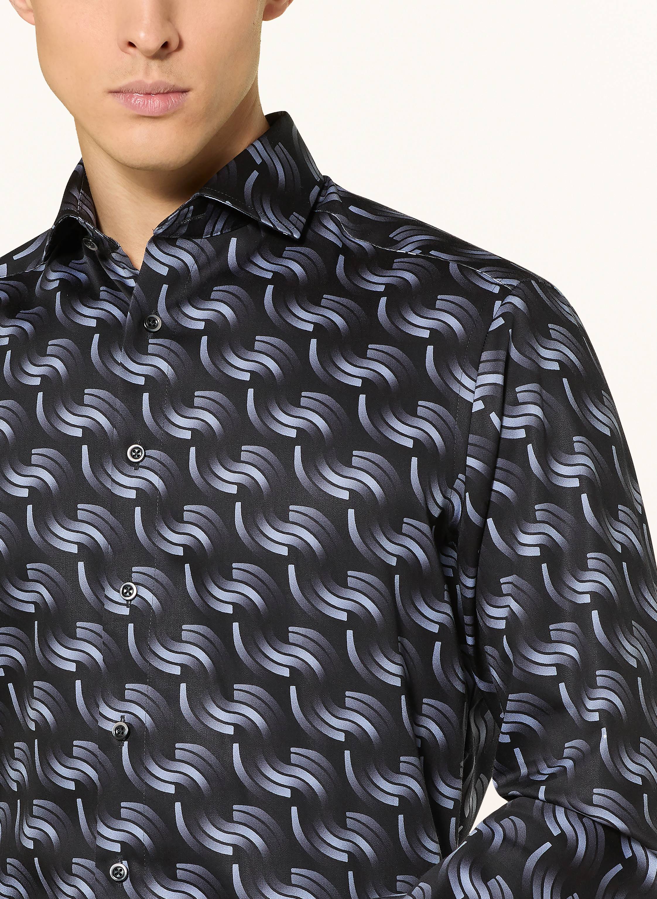 Thumbnail - Olymp Hemd Luxor Modern Fit schwarz