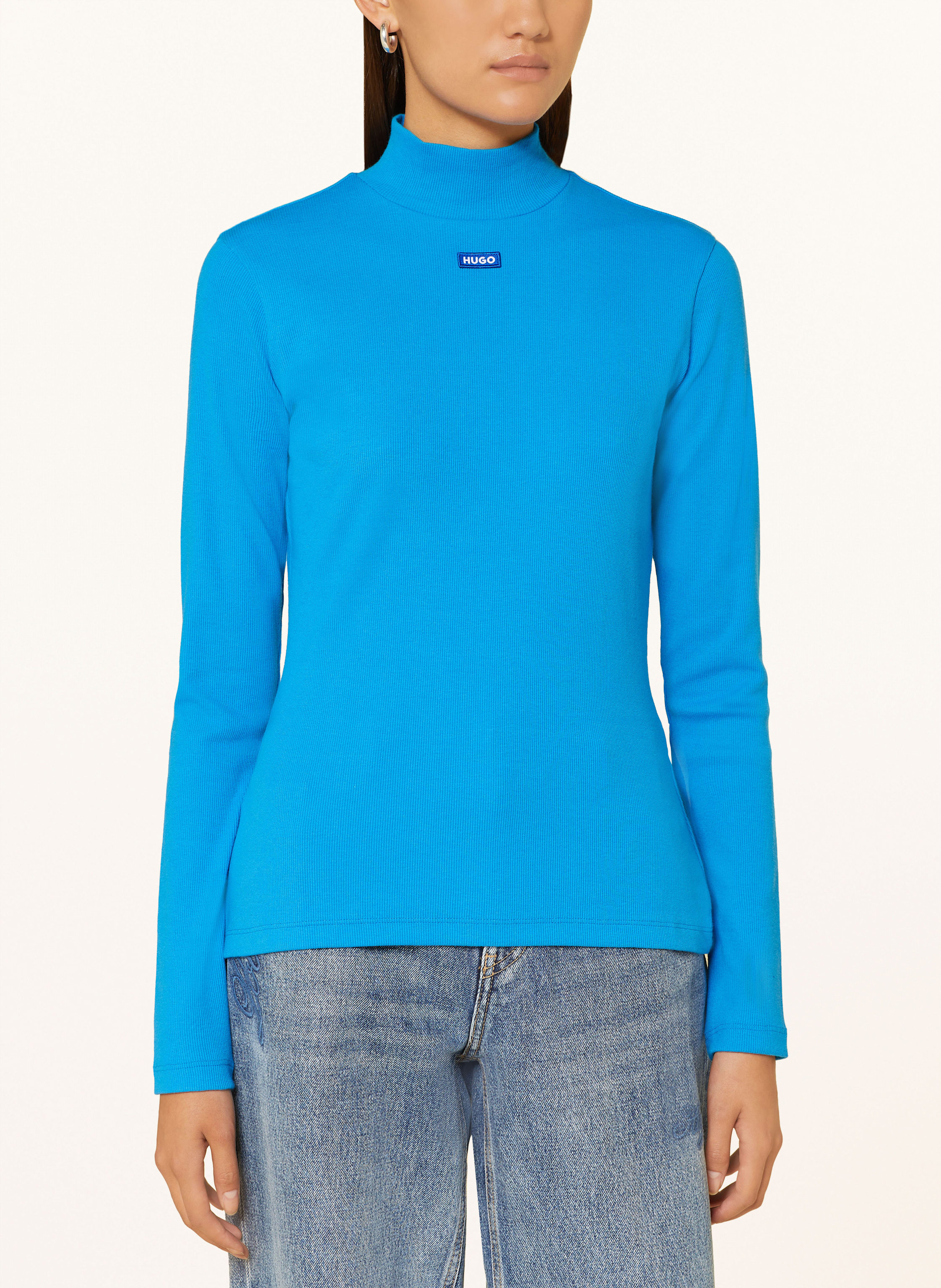 Thumbnail - Hugo Longsleeve Easy blau