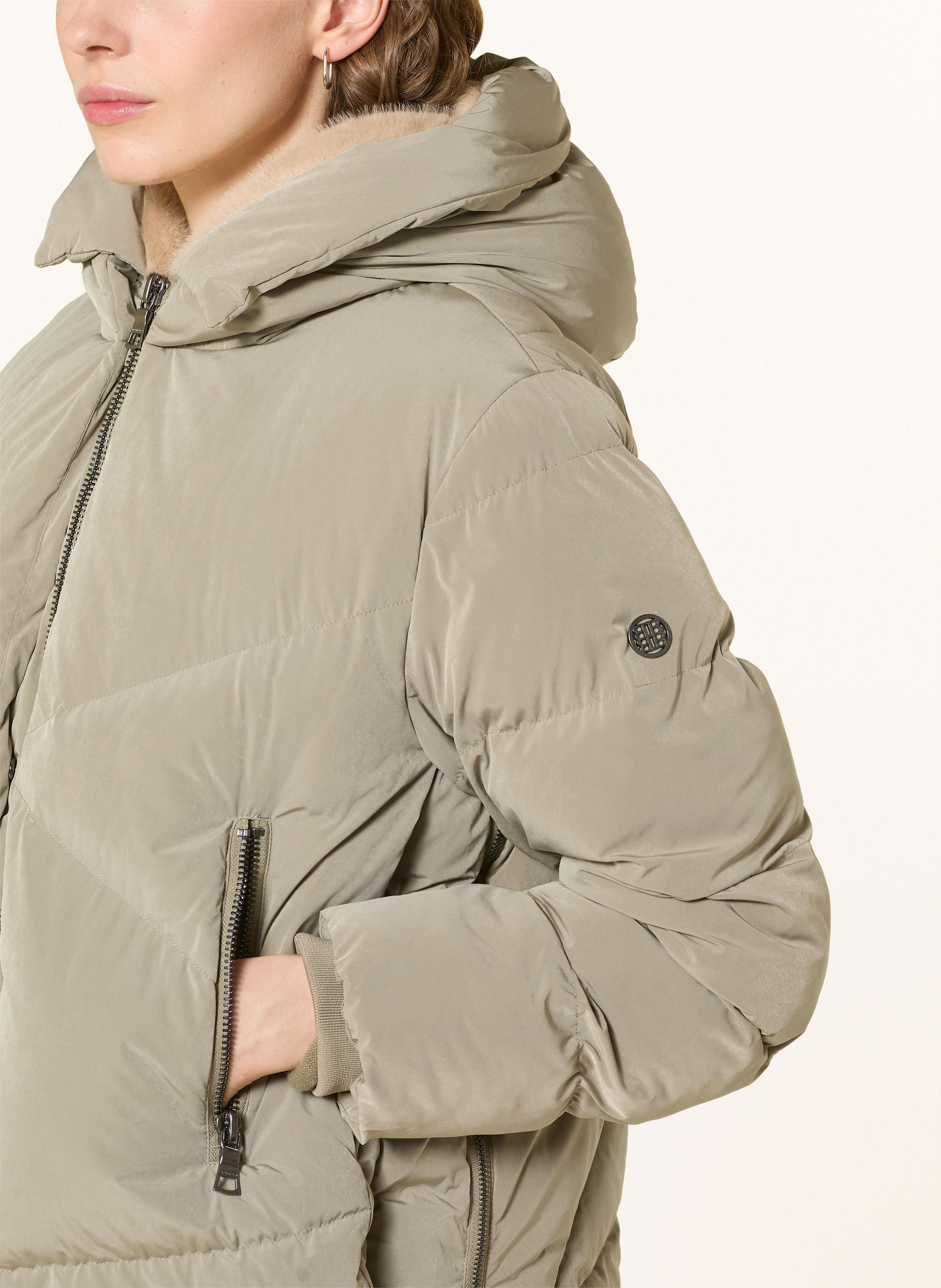 Thumbnail - Blonde No.8 Steppjacke Snow Mit Blende gruen