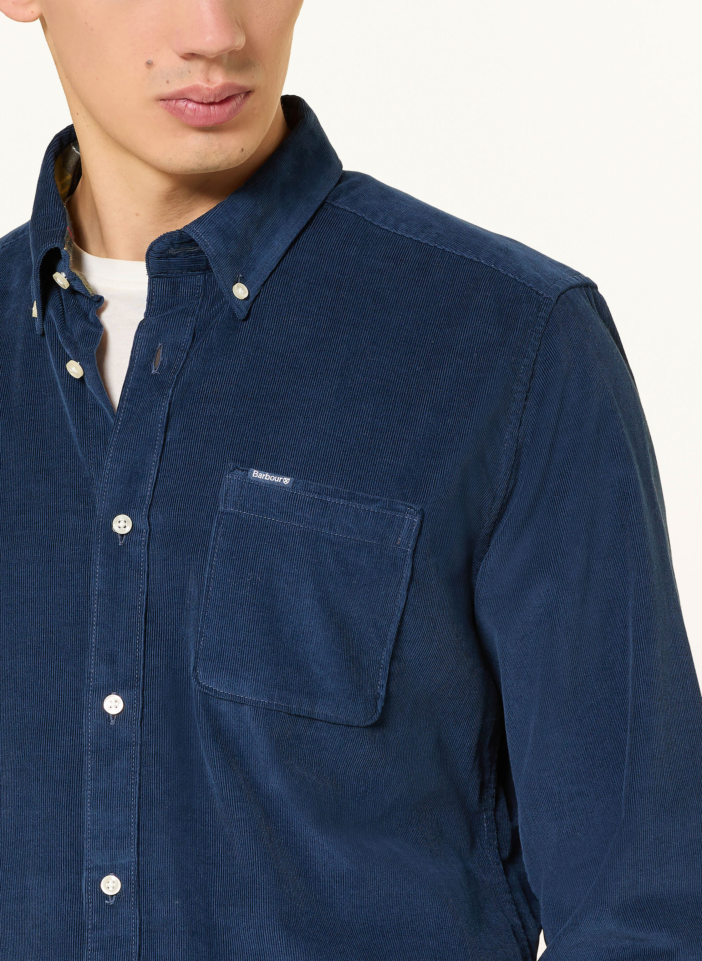 Thumbnail - Barbour Cordhemd Ramsey Tailored Fit blau