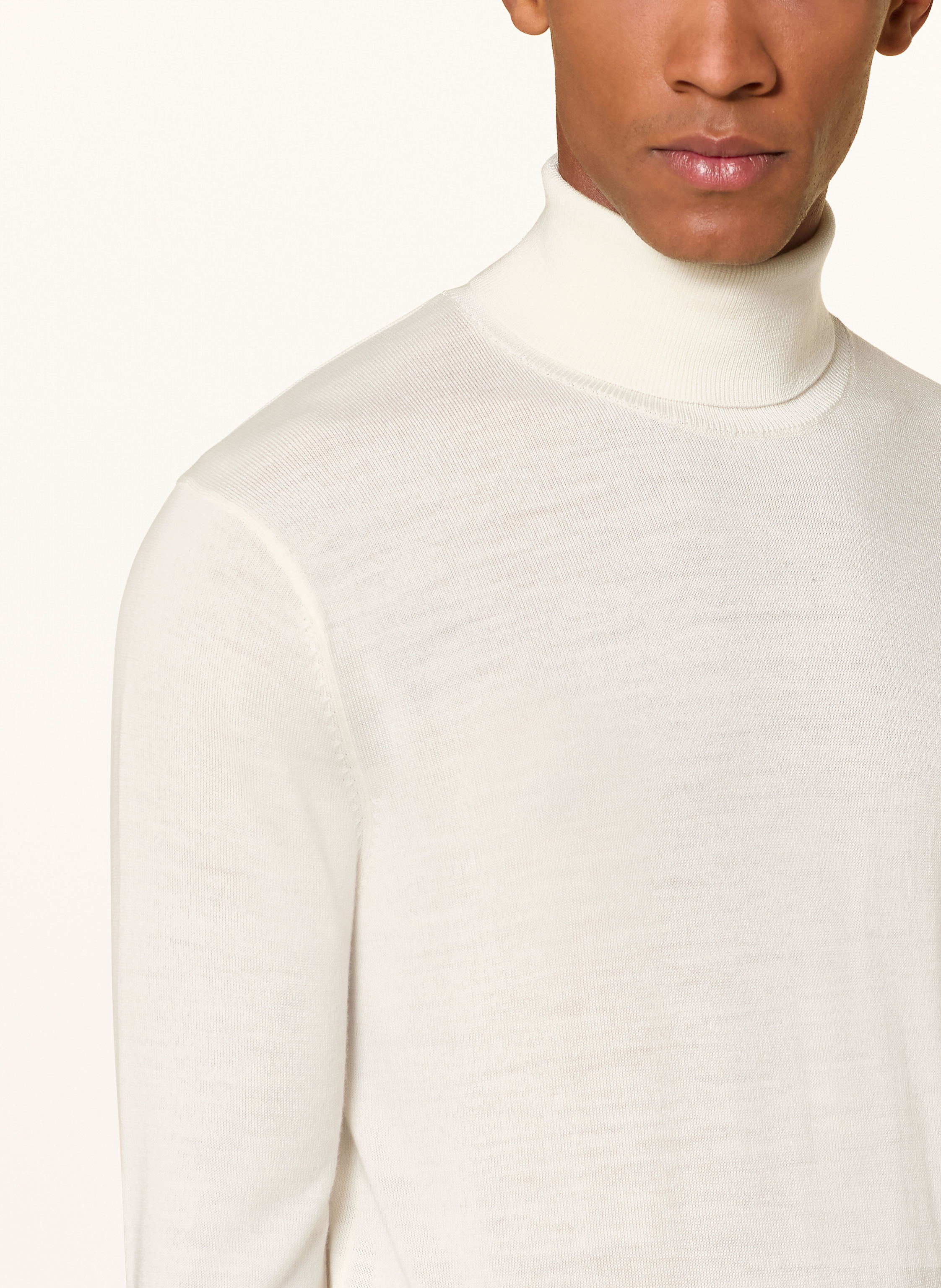 Thumbnail - Pierre Cardin Rollkragenpullover weiss