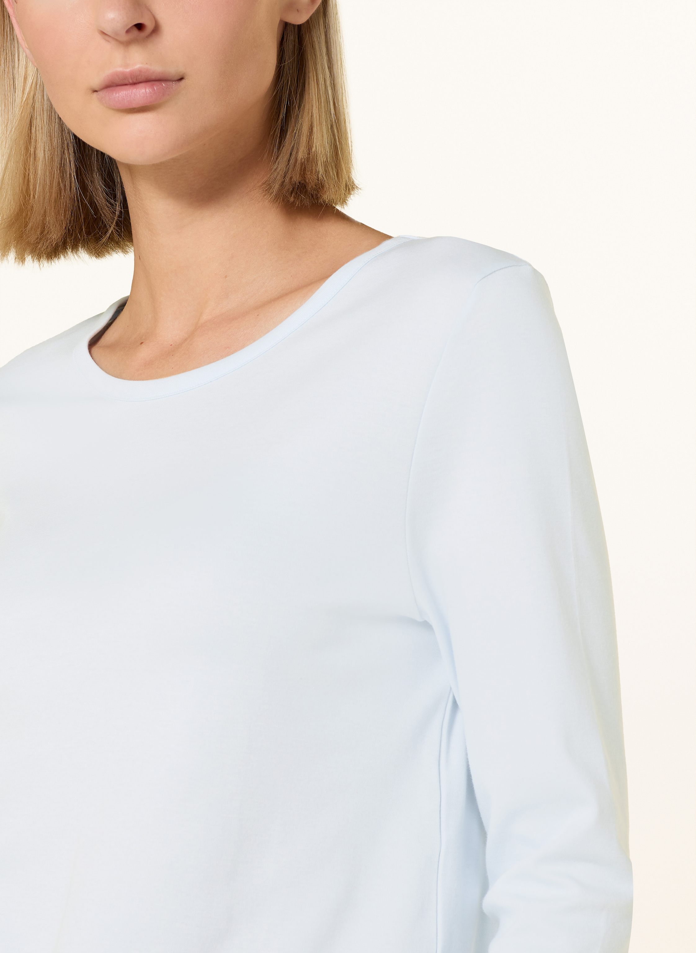 Thumbnail - Hanro Schlafshirt Loungy Nights blau