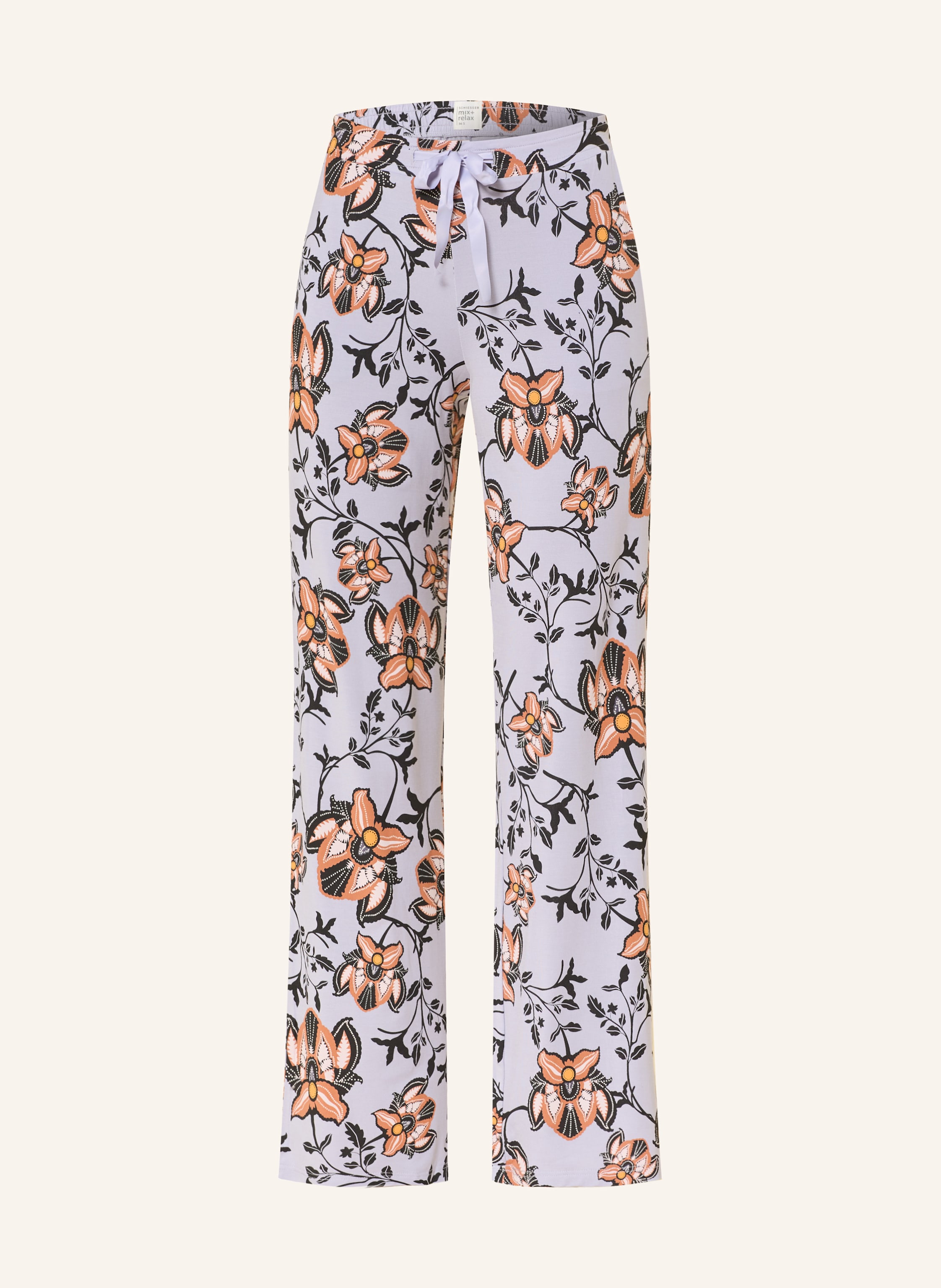 Schiesser Schlafhose Mix+Relax lila