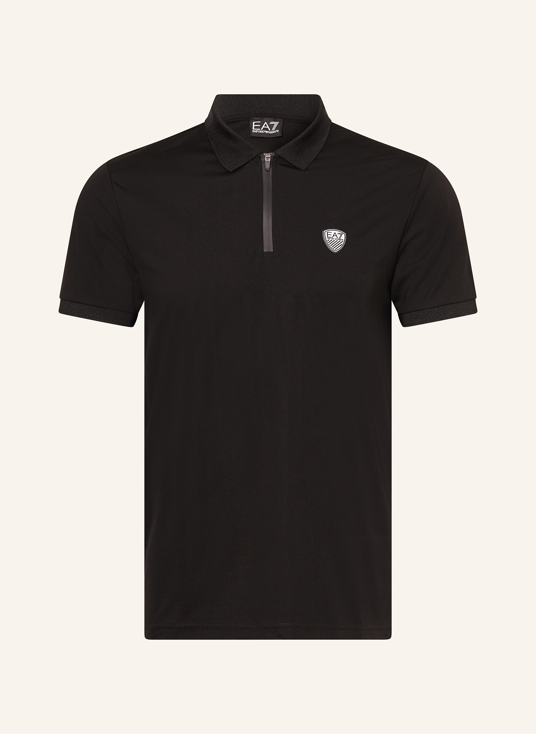 ea7 Emporio Armani Funktions-Poloshirt Train Premium schwarz