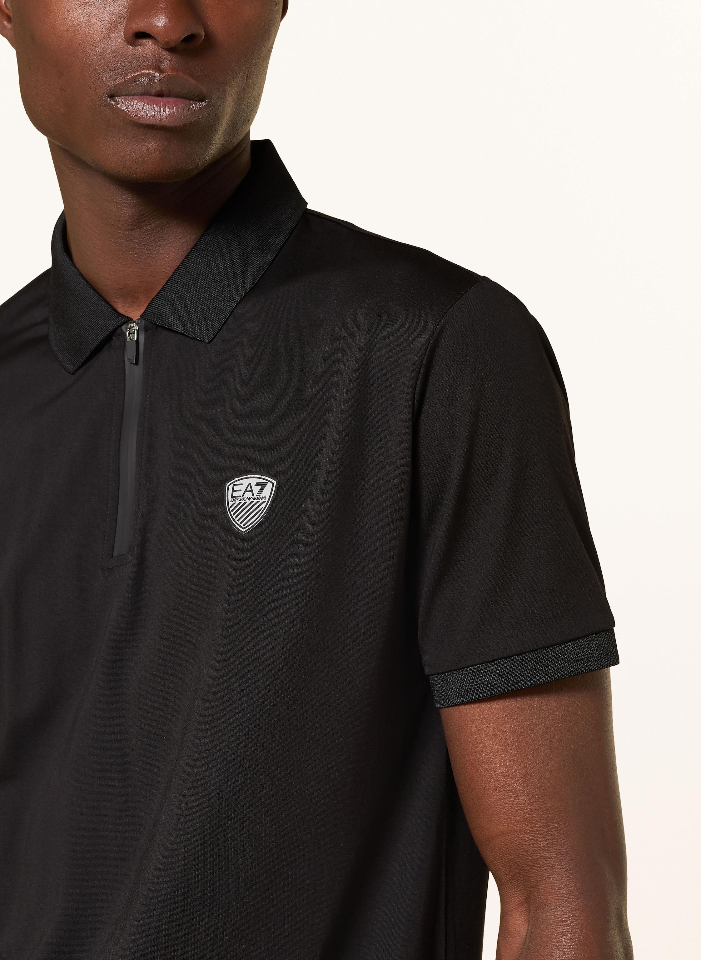 Thumbnail - ea7 Emporio Armani Funktions-Poloshirt Train Premium schwarz