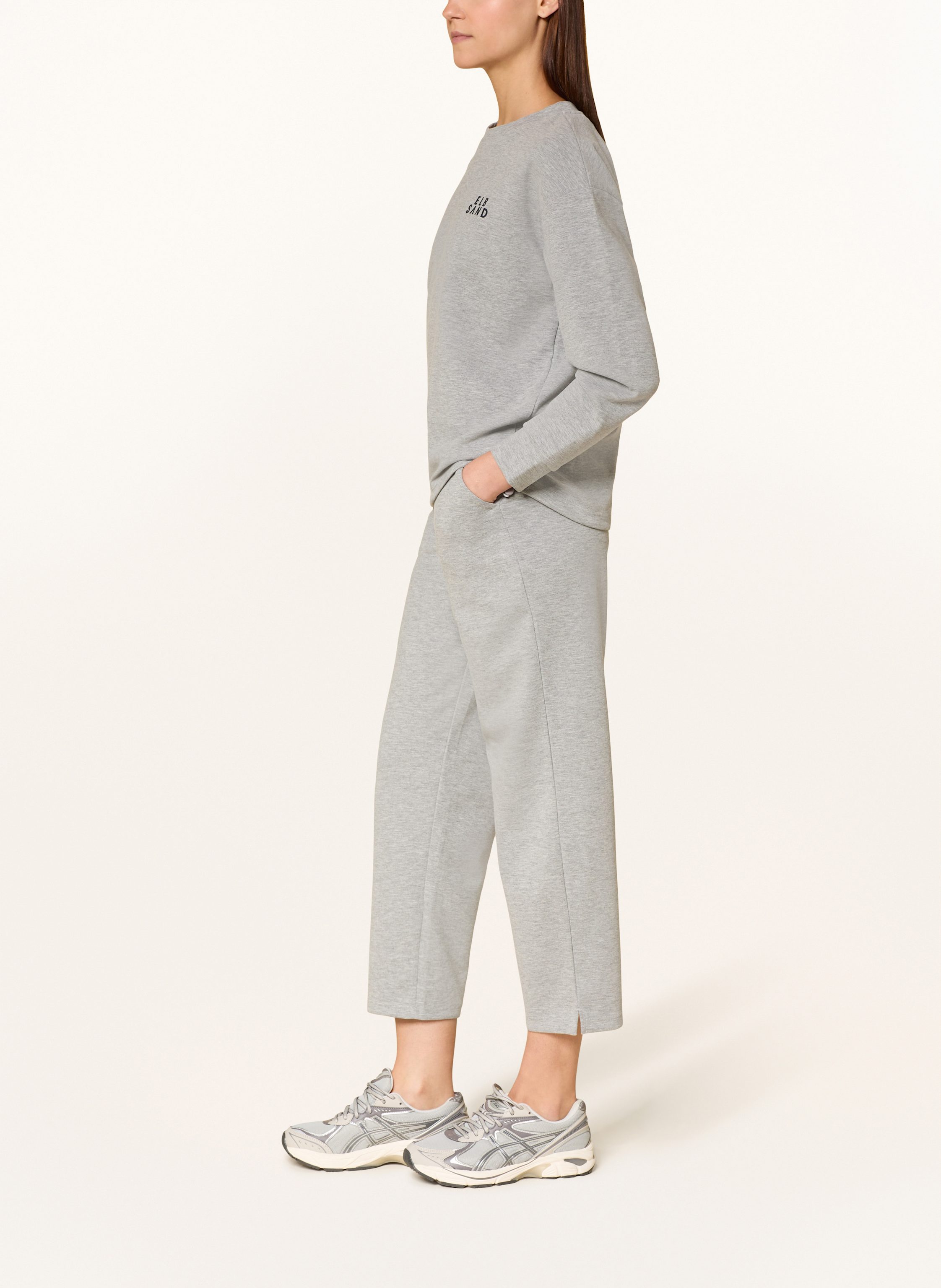 Thumbnail - Elbsand 7/8-Sweatpants Piku grau