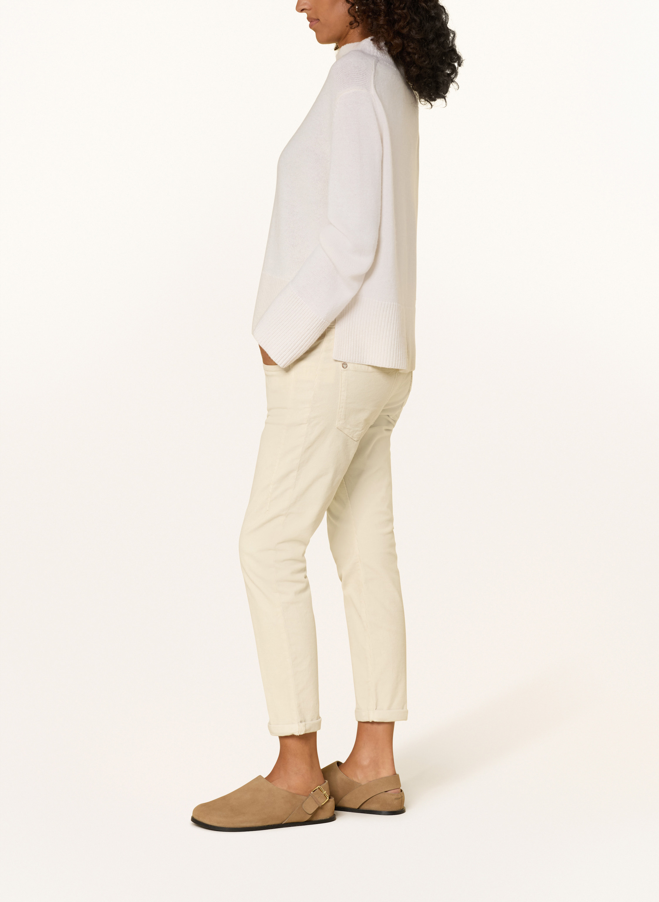 Thumbnail - Herrlicher 7/8-Cordhose Shyra weiss