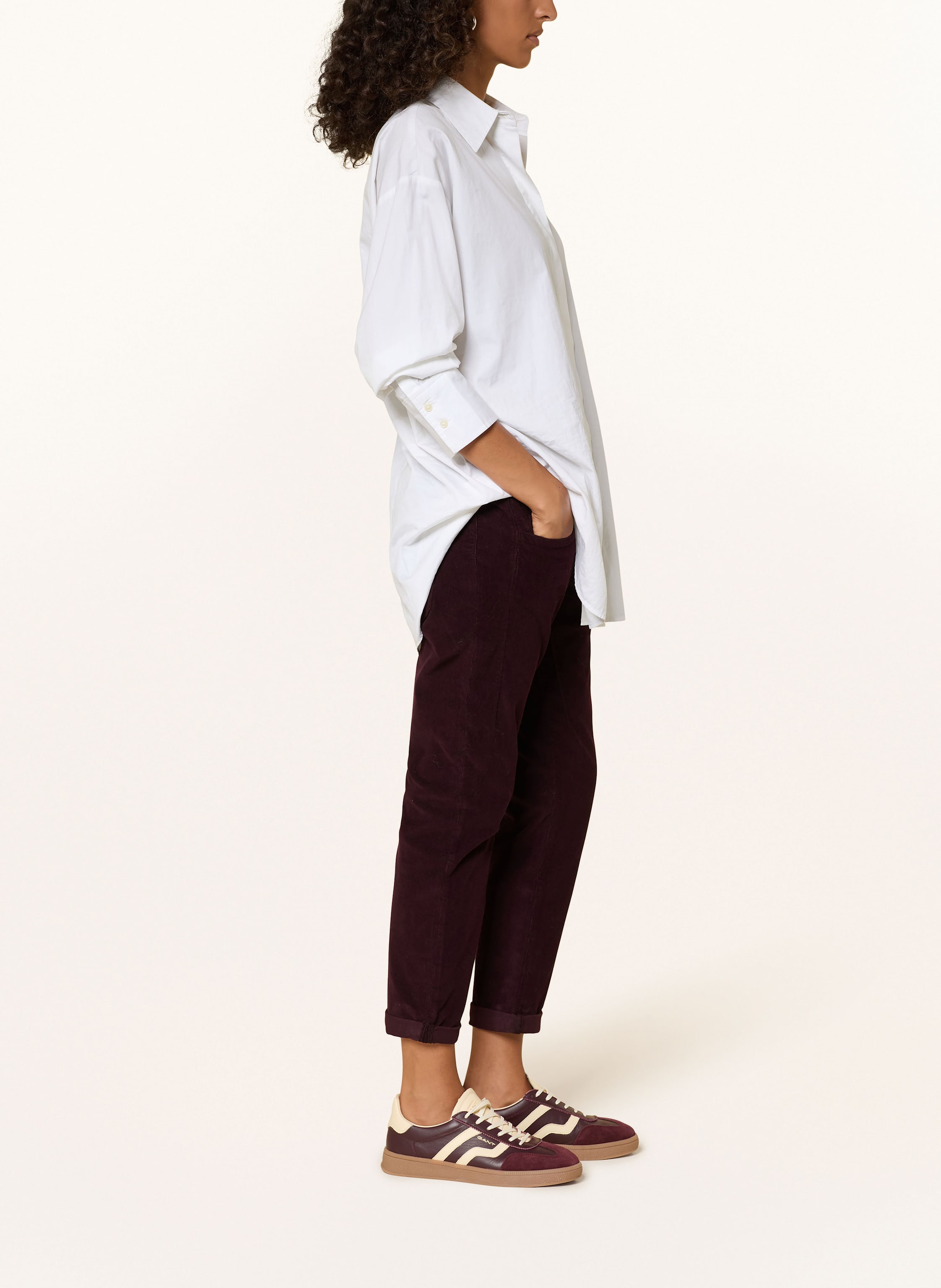 Thumbnail - Herrlicher 7/8-Cordhose Shyra rot