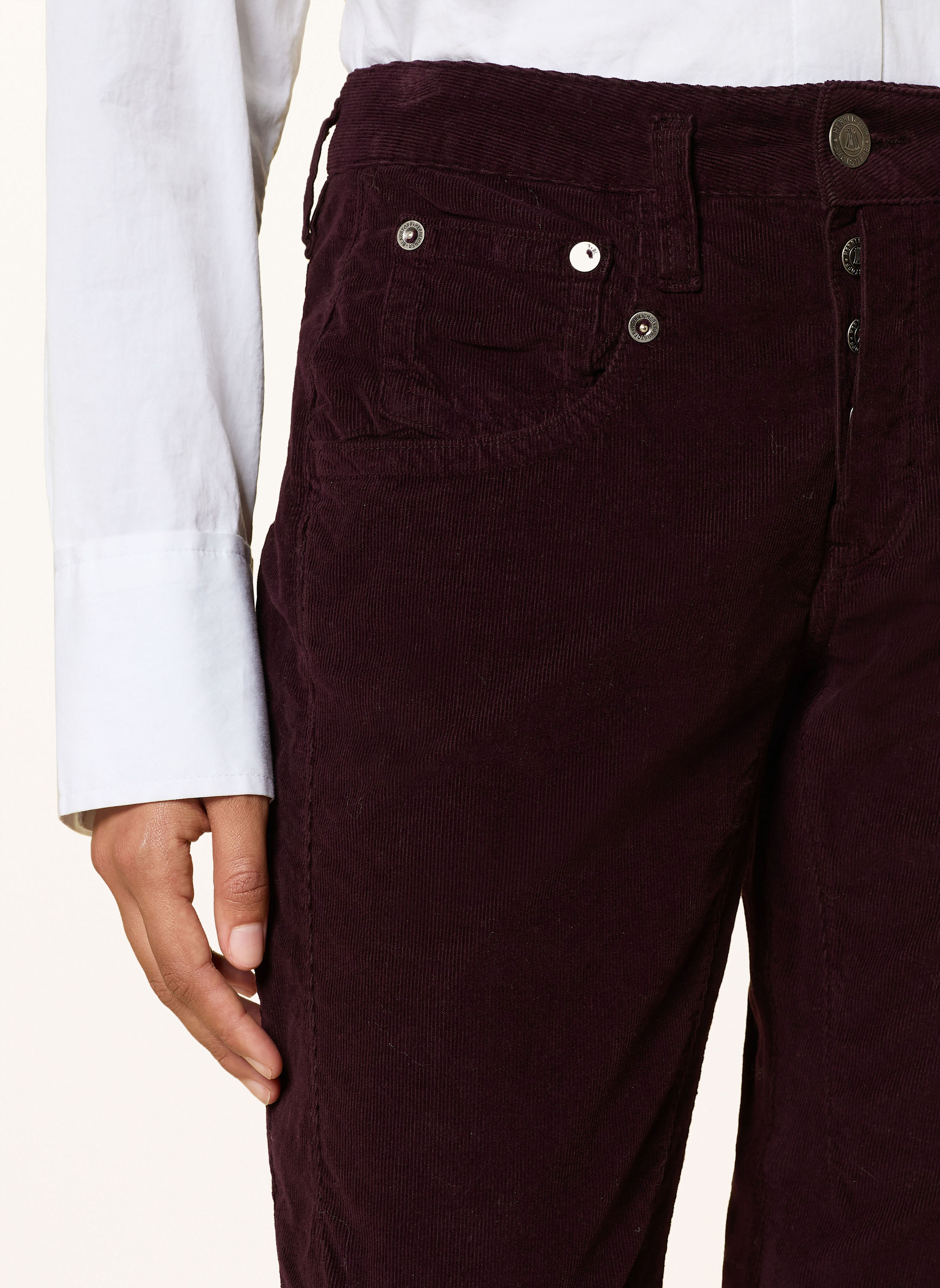 Thumbnail - Herrlicher 7/8-Cordhose Shyra rot