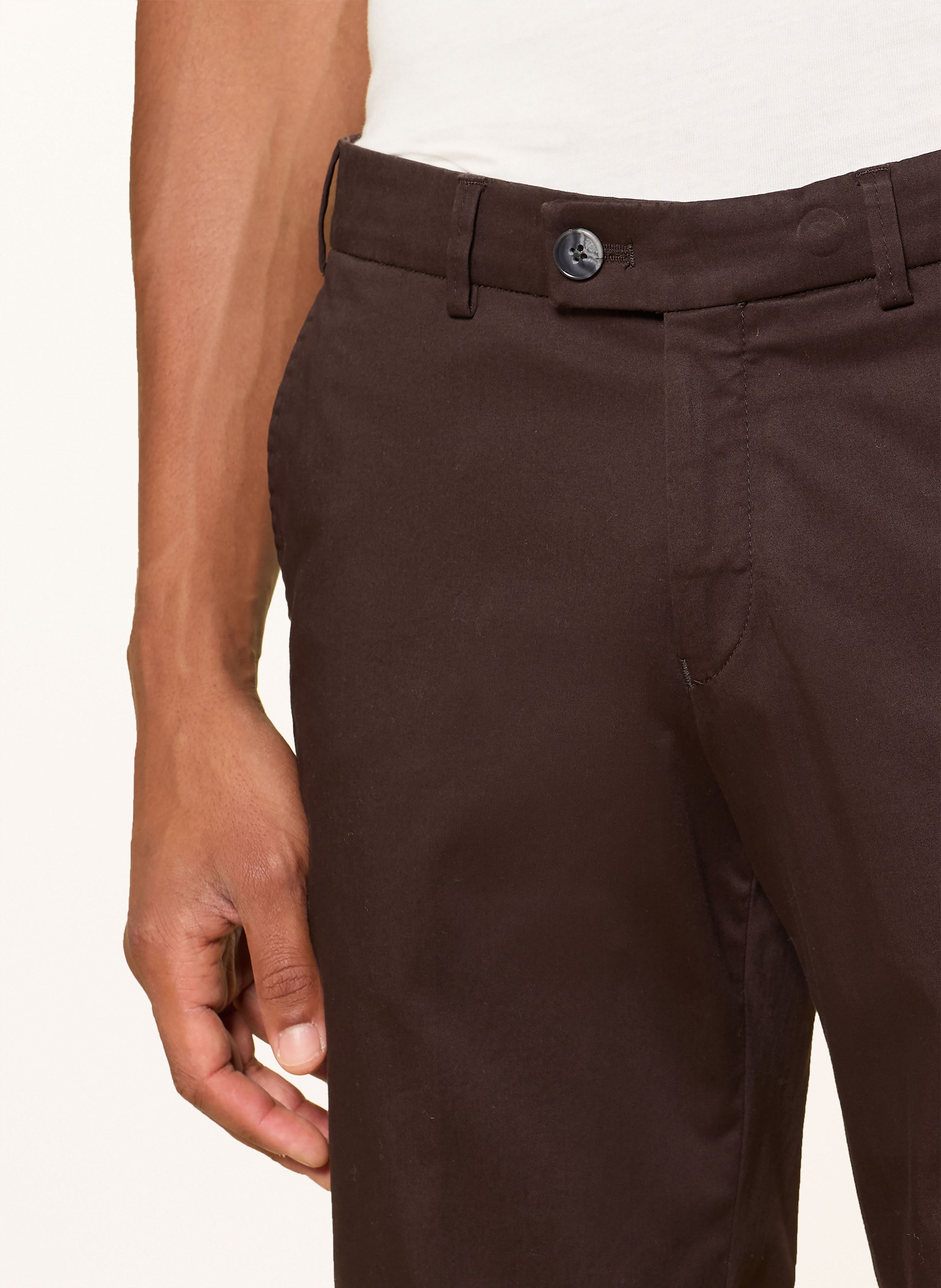 Thumbnail - Hiltl Chino Slim Fit braun