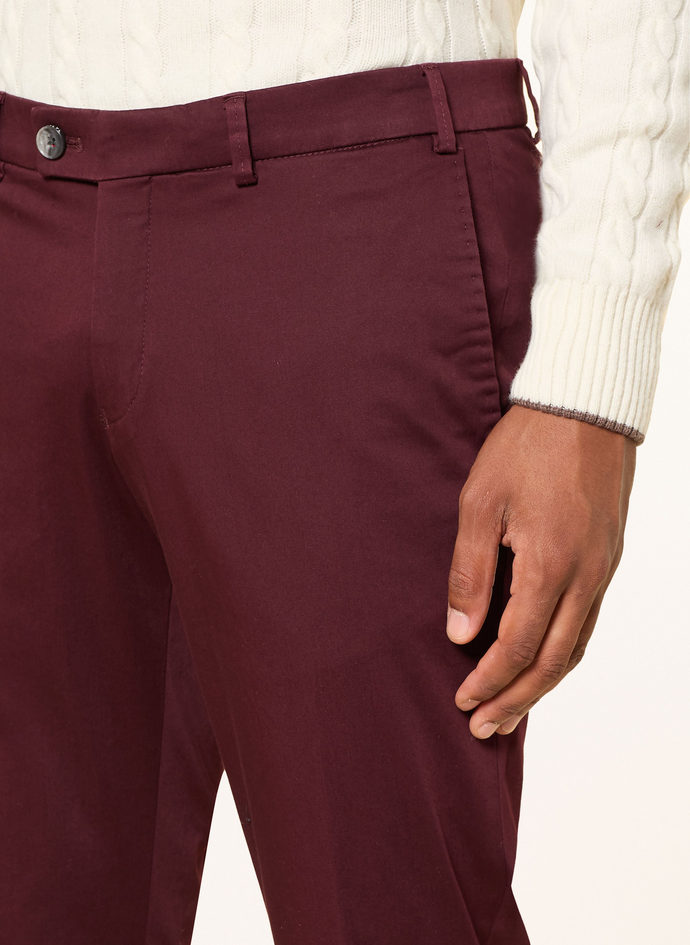 Thumbnail - Hiltl Chino Slim Fit rot