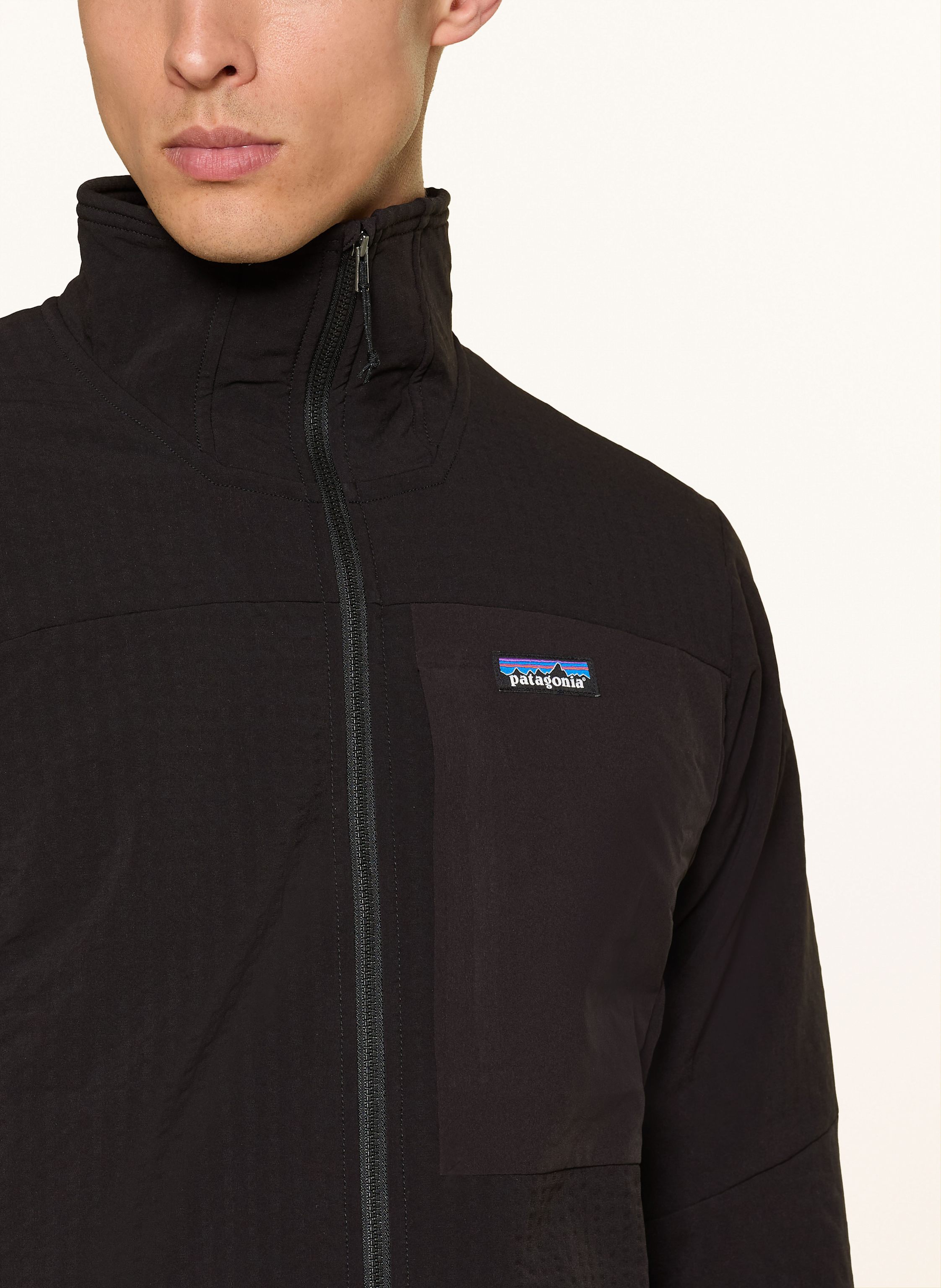 Thumbnail - Patagonia Midlayer-Jacke schwarz