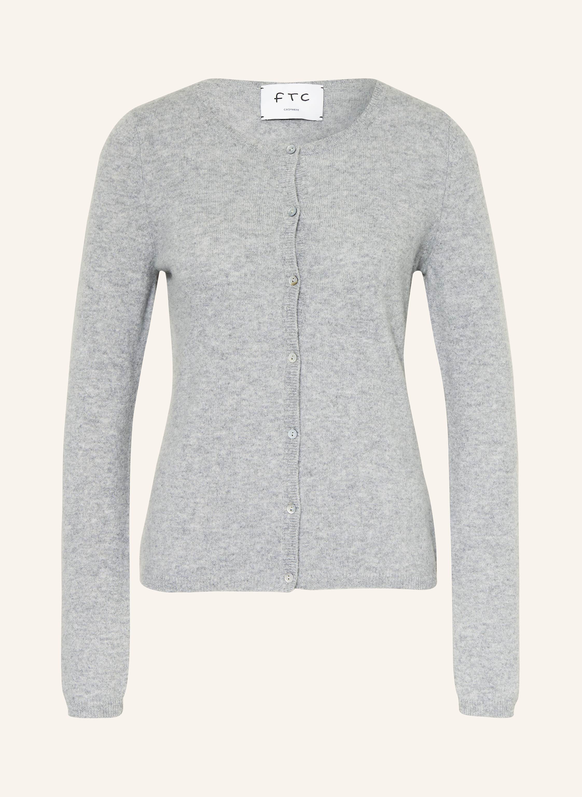 Ftc Cashmere Strickjacke Aus Cashmere grau