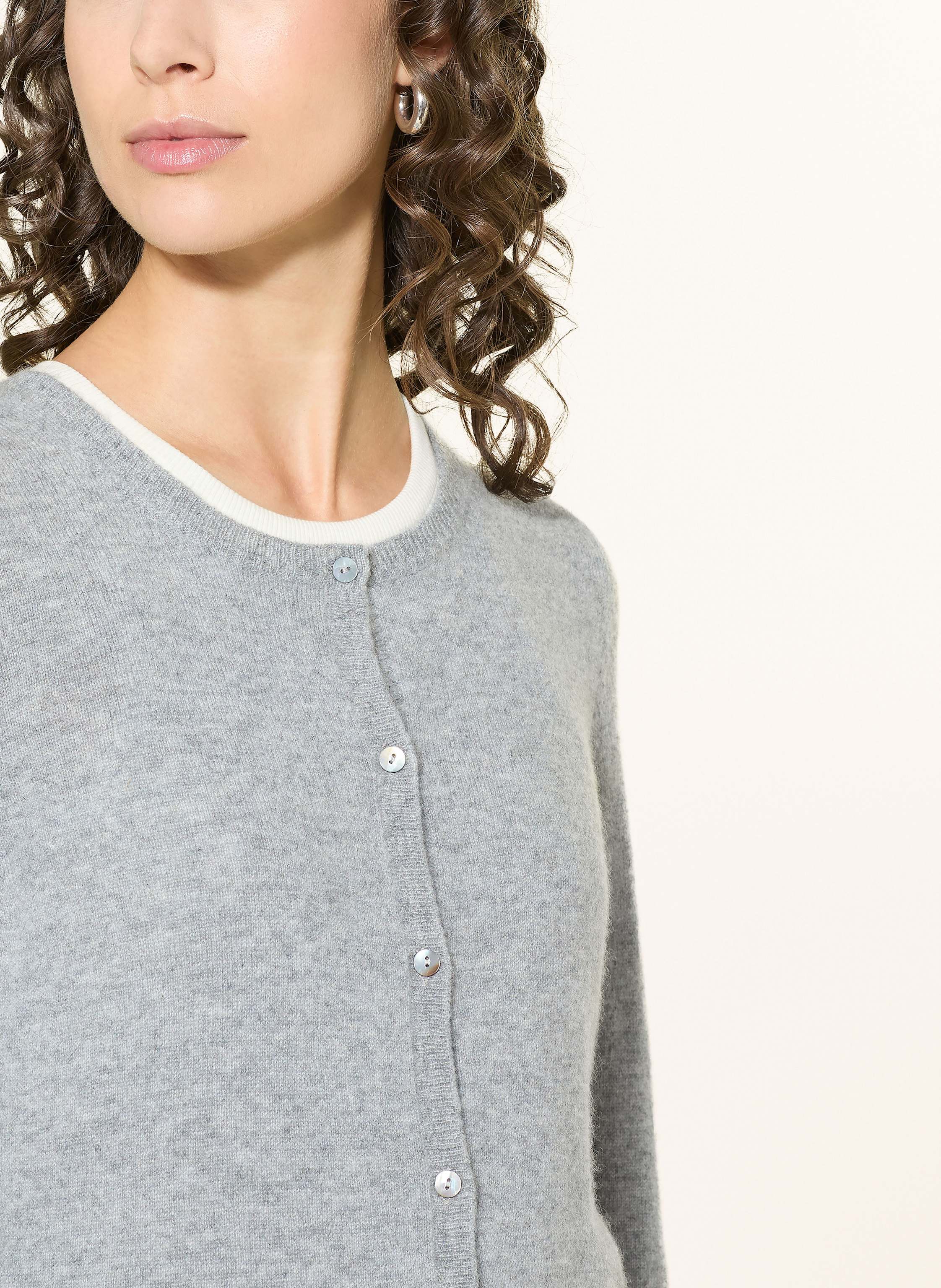 Thumbnail - Ftc Cashmere Strickjacke Aus Cashmere grau