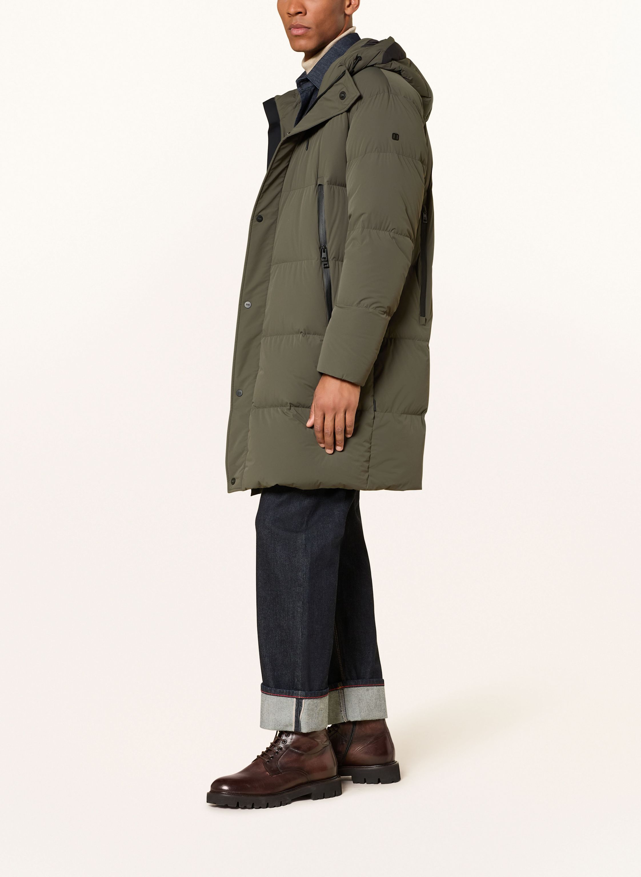 Thumbnail - Duno Daunenmantel Hyperone gruen