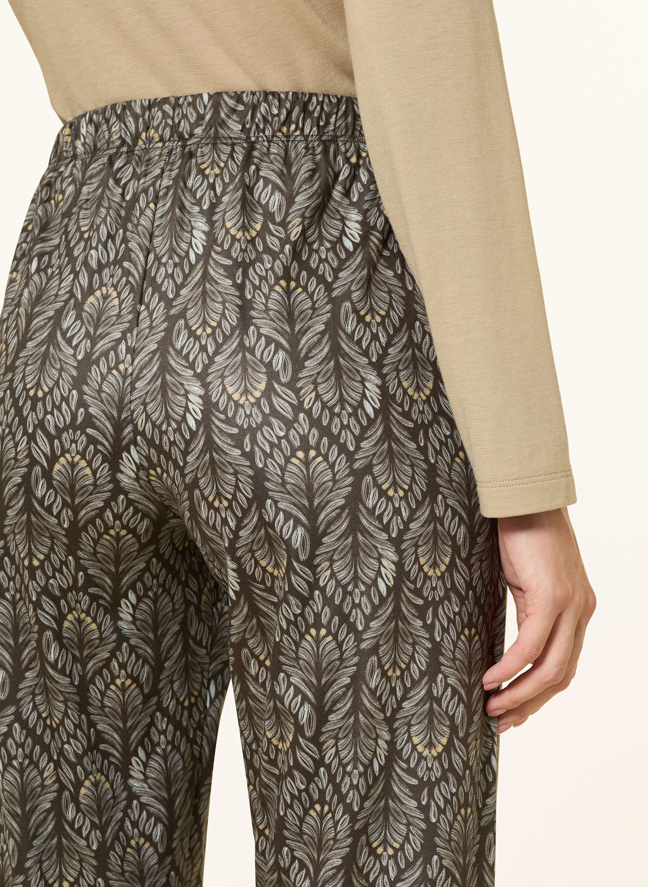 Thumbnail - Hanro Schlafhose Night & Day gruen