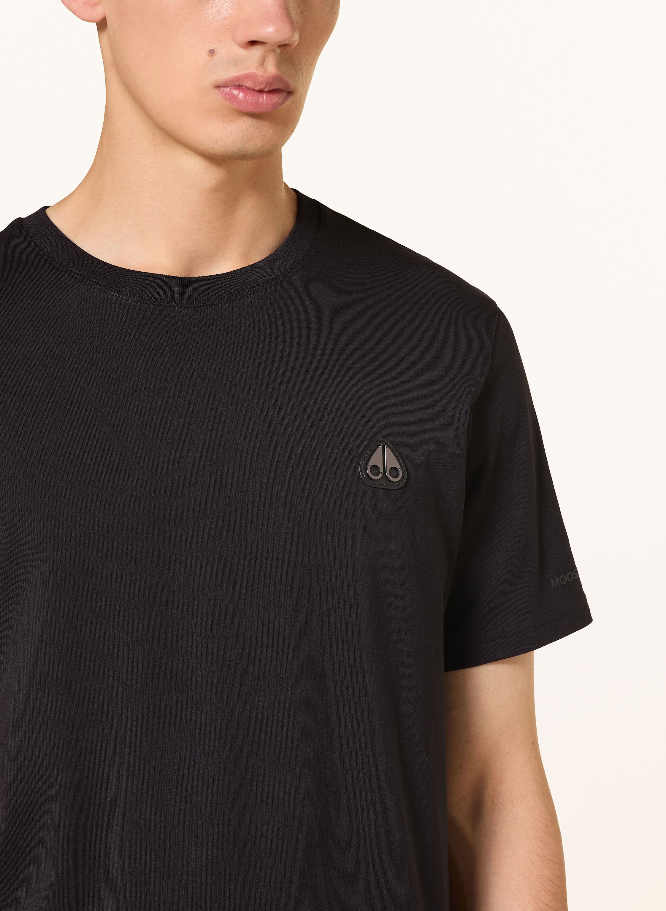 Thumbnail - Moose Knuckles T-Shirt Crescent schwarz