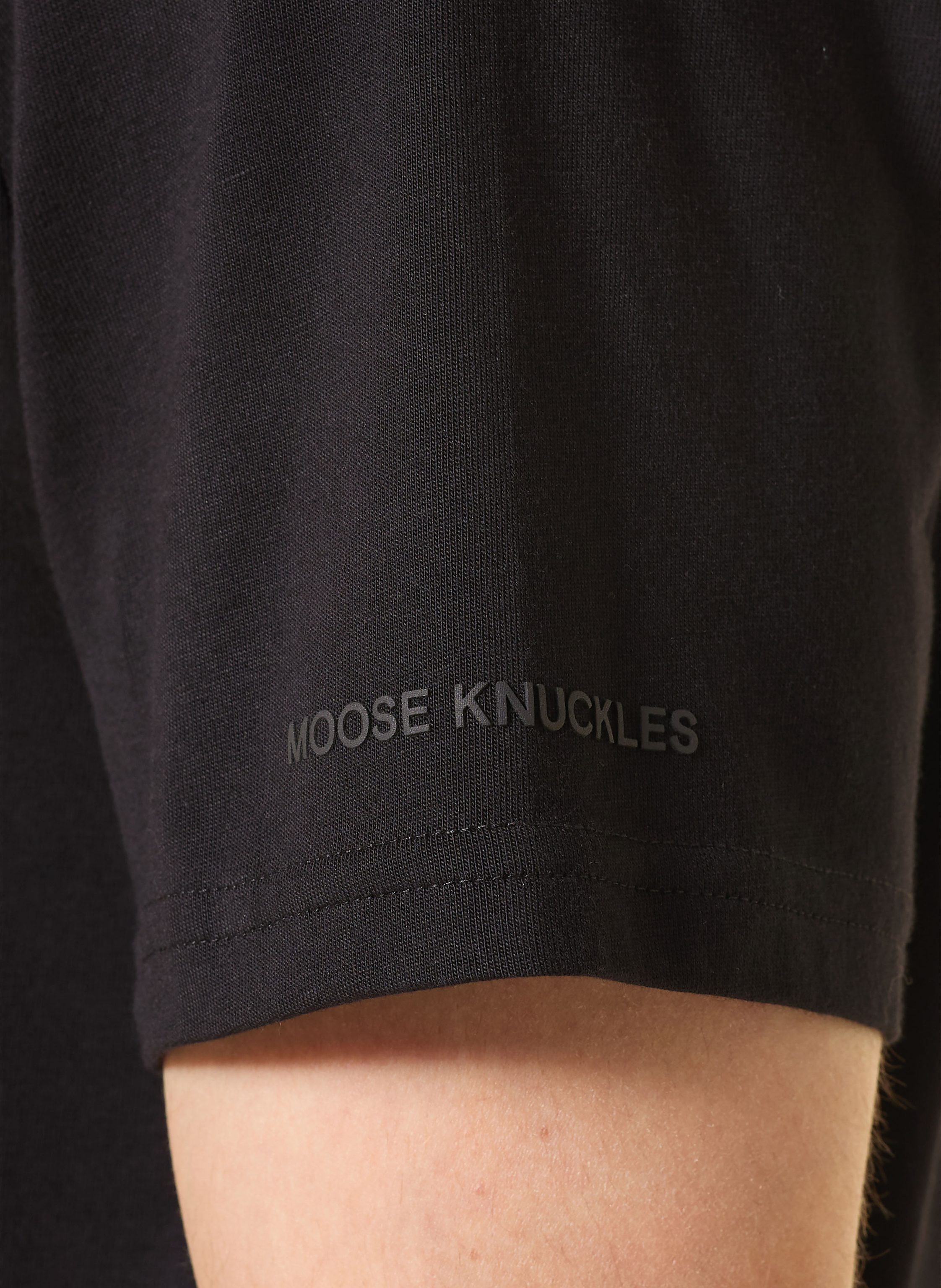 Thumbnail - Moose Knuckles T-Shirt Crescent schwarz